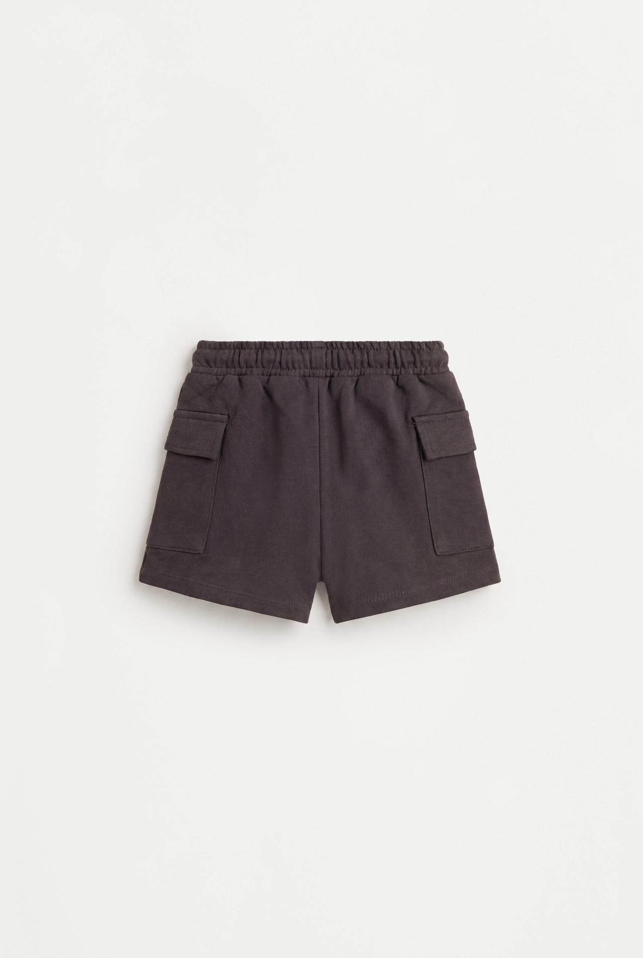 Plush cargo Bermuda shorts — LEAD