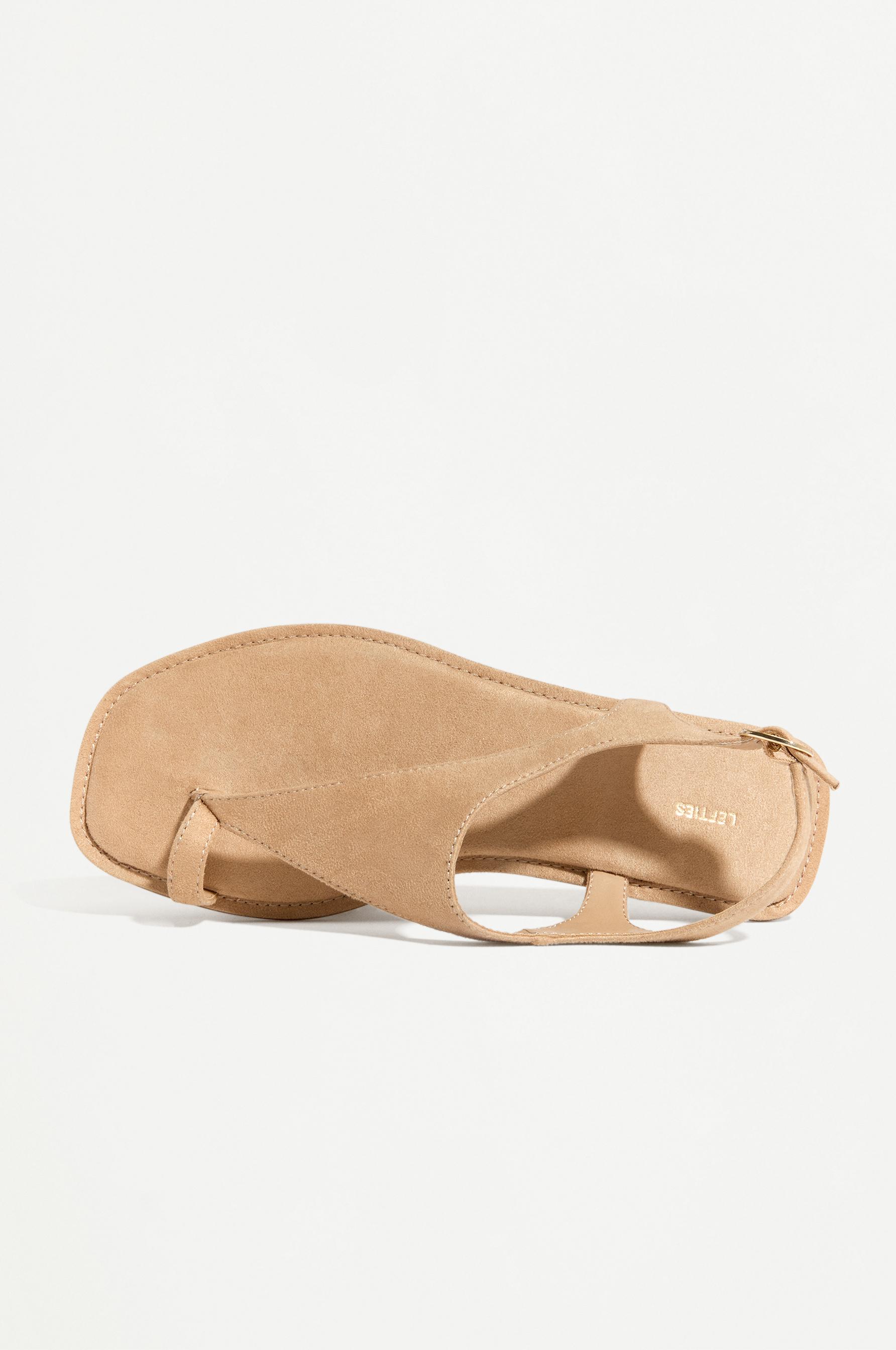 Lefties Kahverengi Lefties Suni Süet parmak arası sandalet