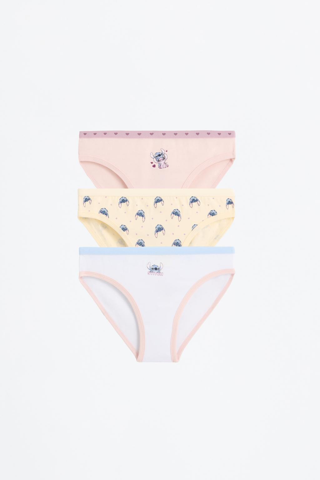 Pack 3 braguitas estampadas Stitch ©Disney