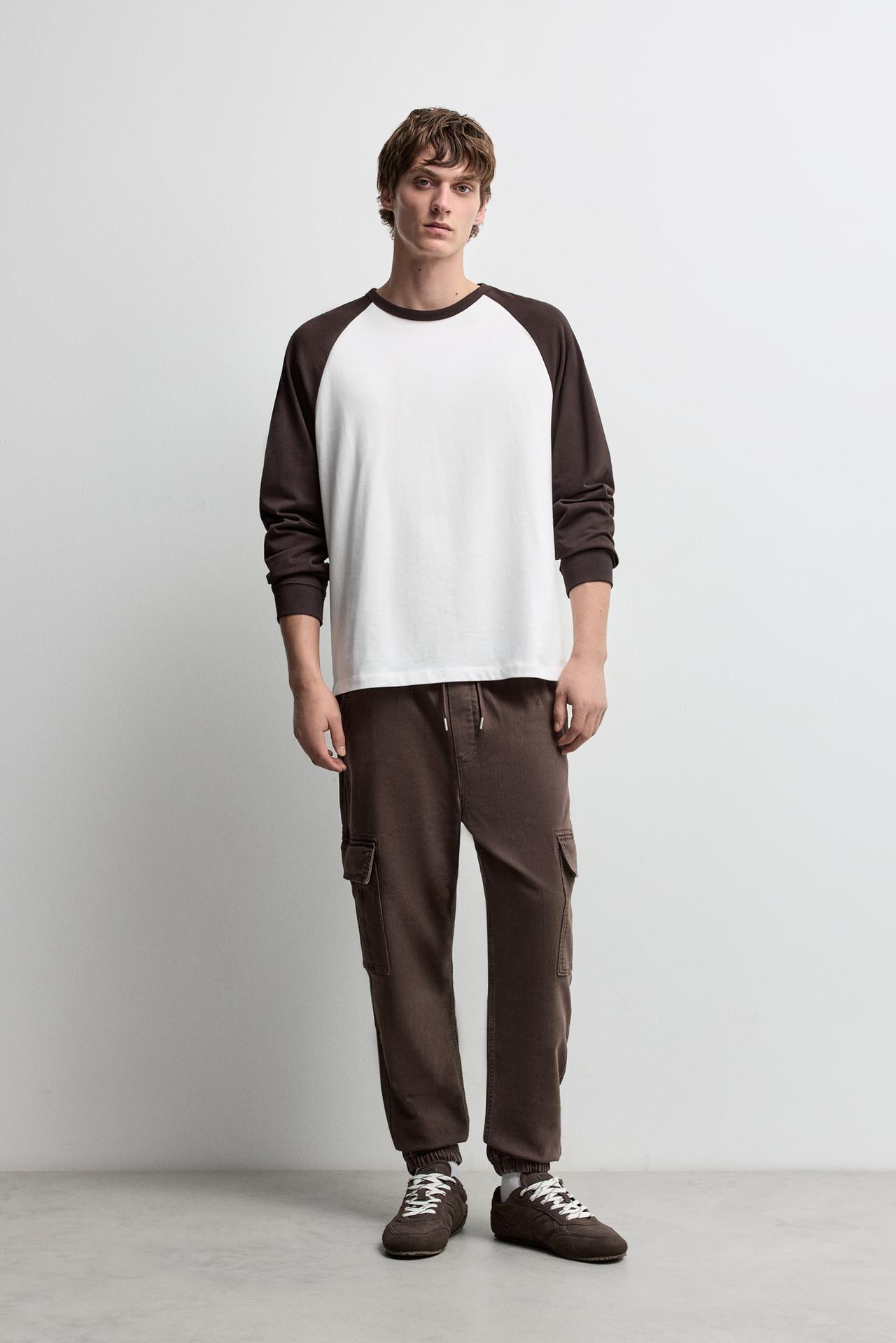 Cargo jogger jeans — DARK BROWN
