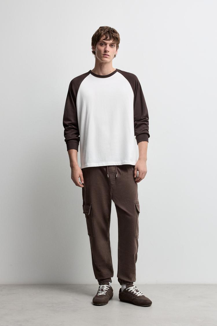 Cargo jogger jeans — DARK BROWN