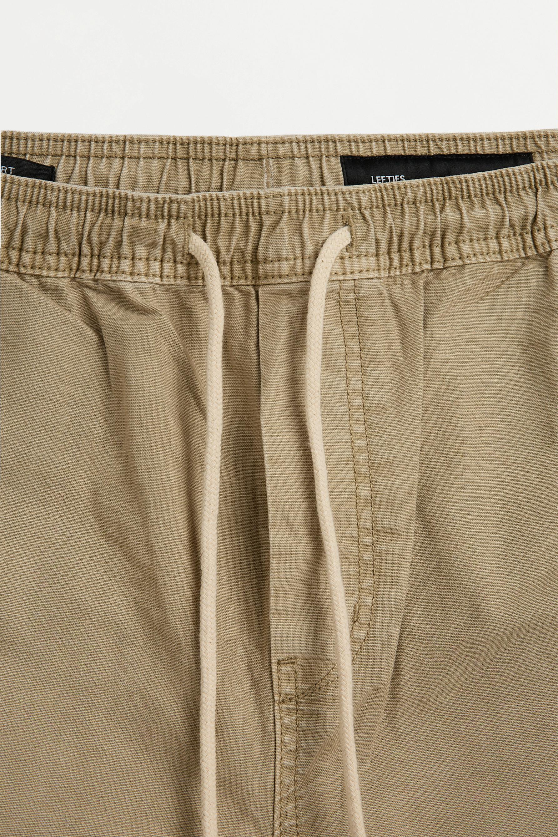 Jogger Bermuda shorts — PALE OCHRE