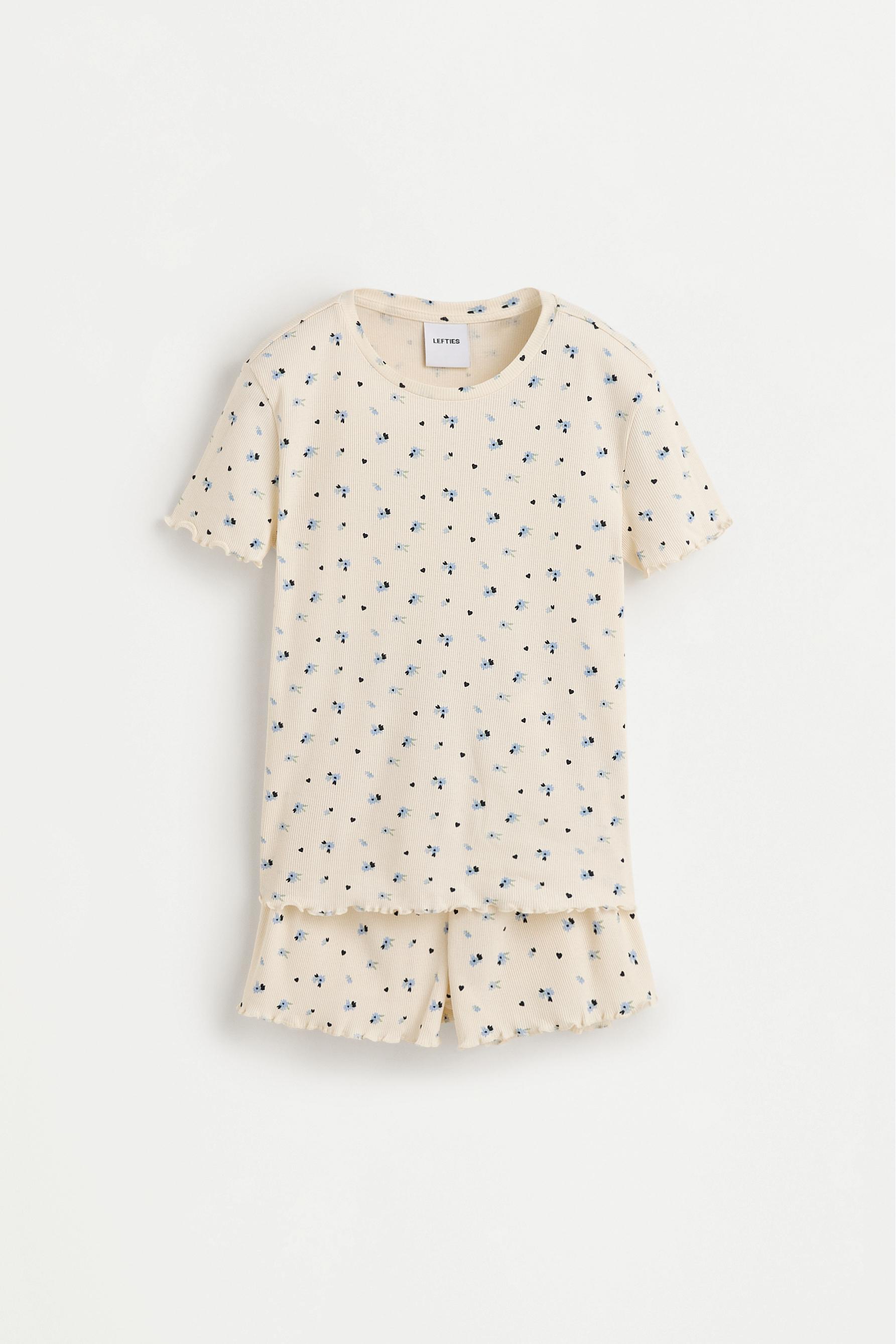 Short printed pyjamas — ECRU
