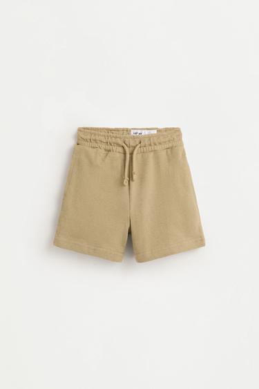 Rustic polo shirt and Bermuda shorts set — KHAKI 3