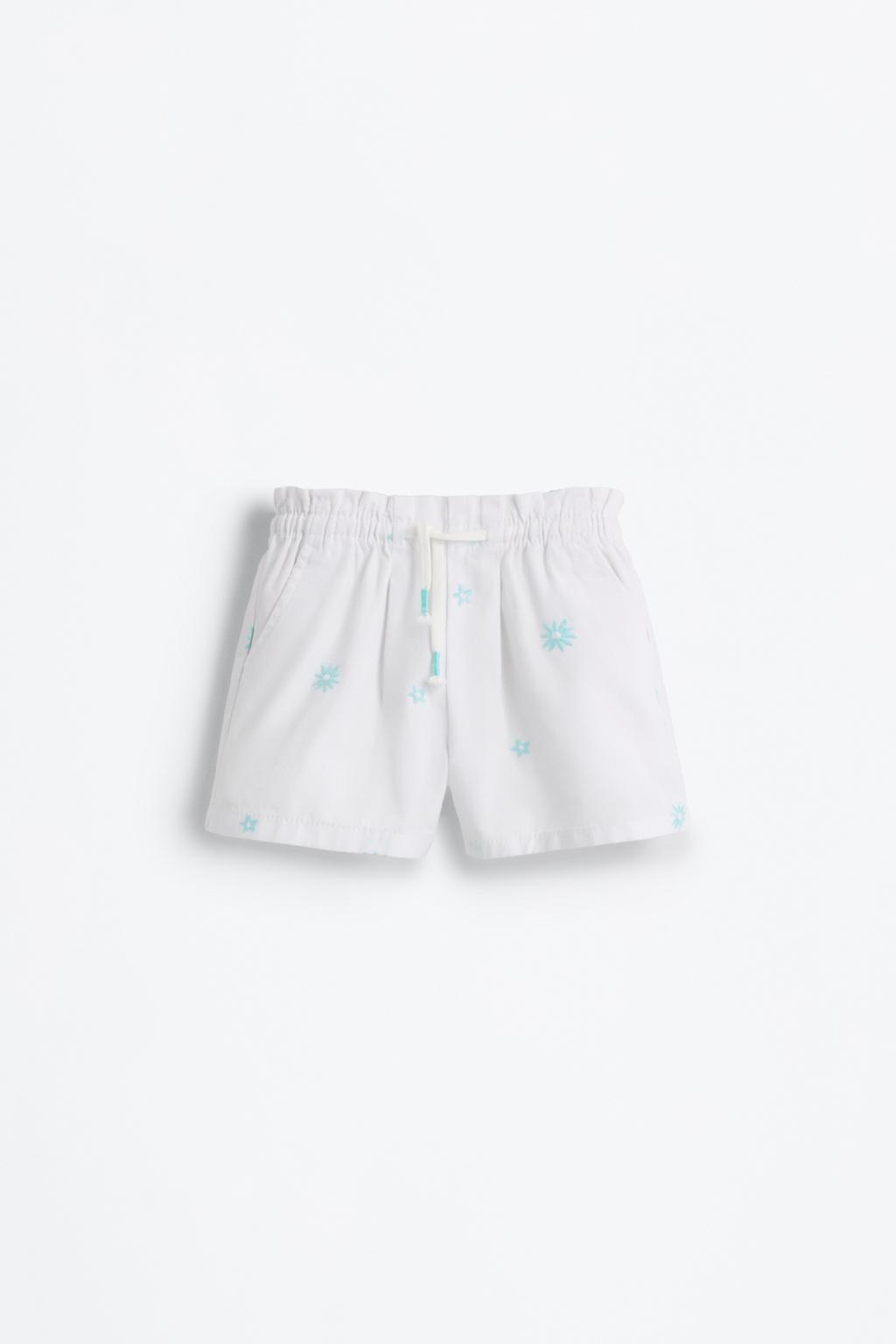 Embroidered shorts