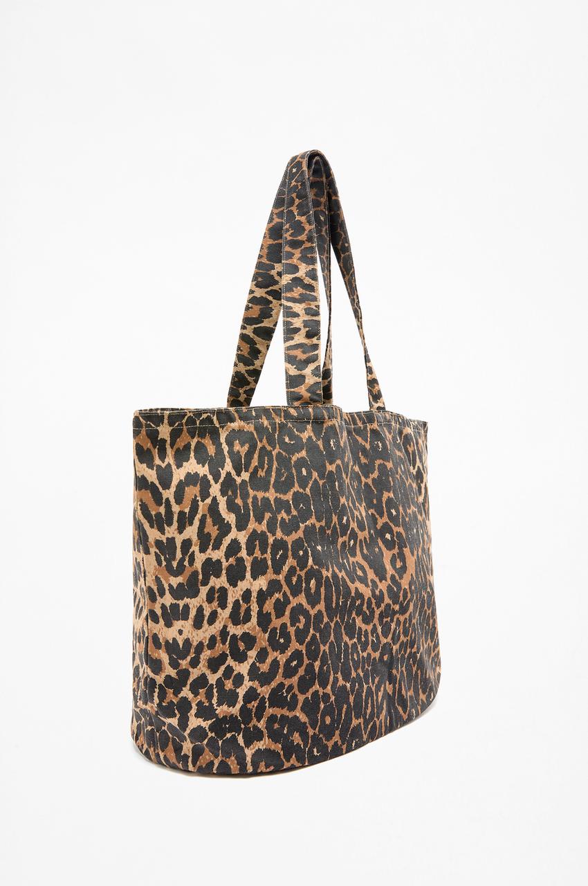 Bolso Rebajas Zara Mujer Canarias Bolso Shopper Animal Print