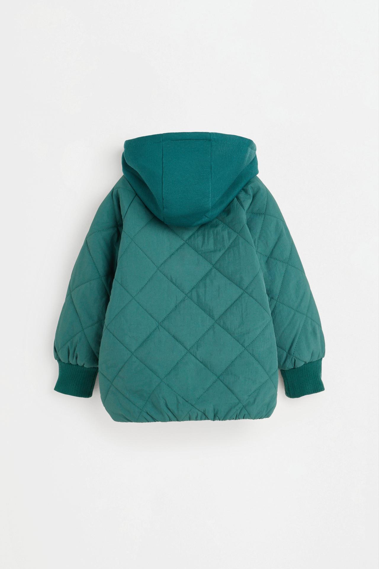 Quilted Snoopy Peanuts™ jacket — GREEN