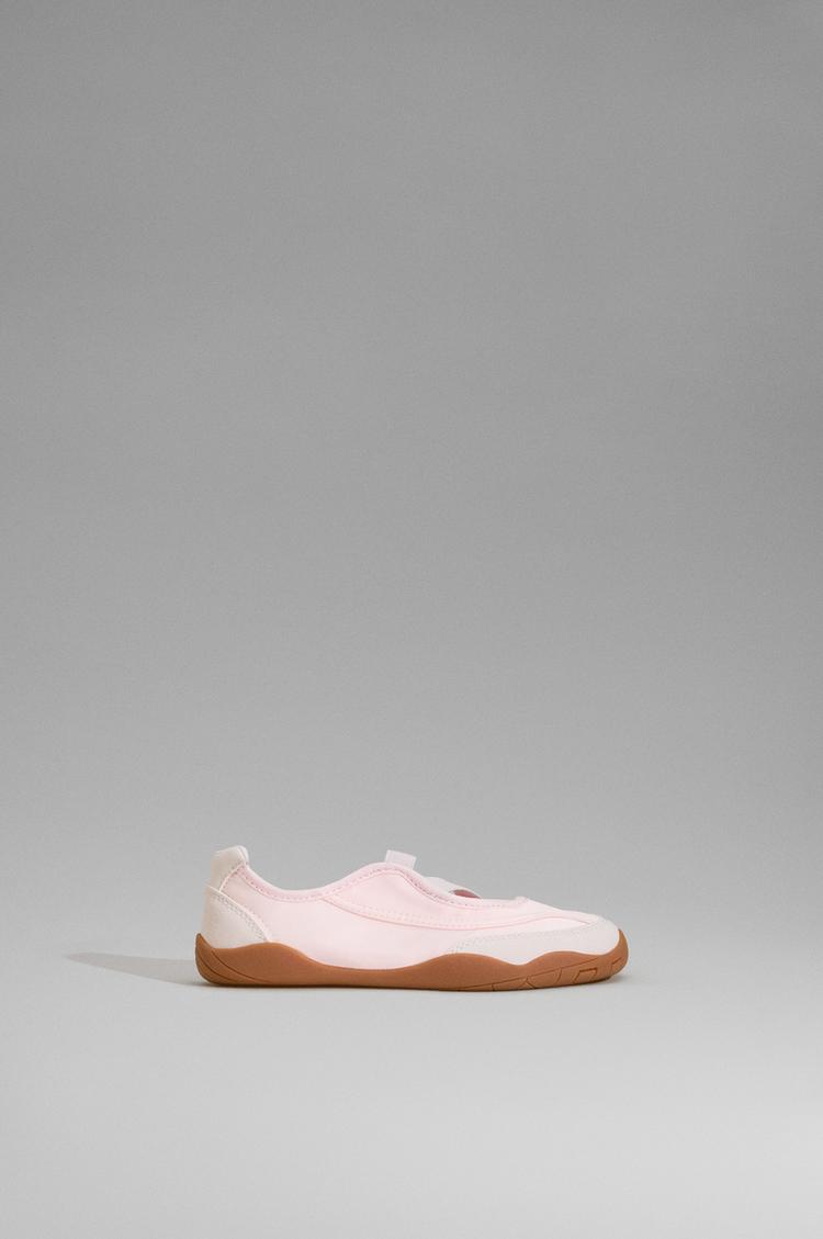 Barefoot sneakerinas — PALE PINK