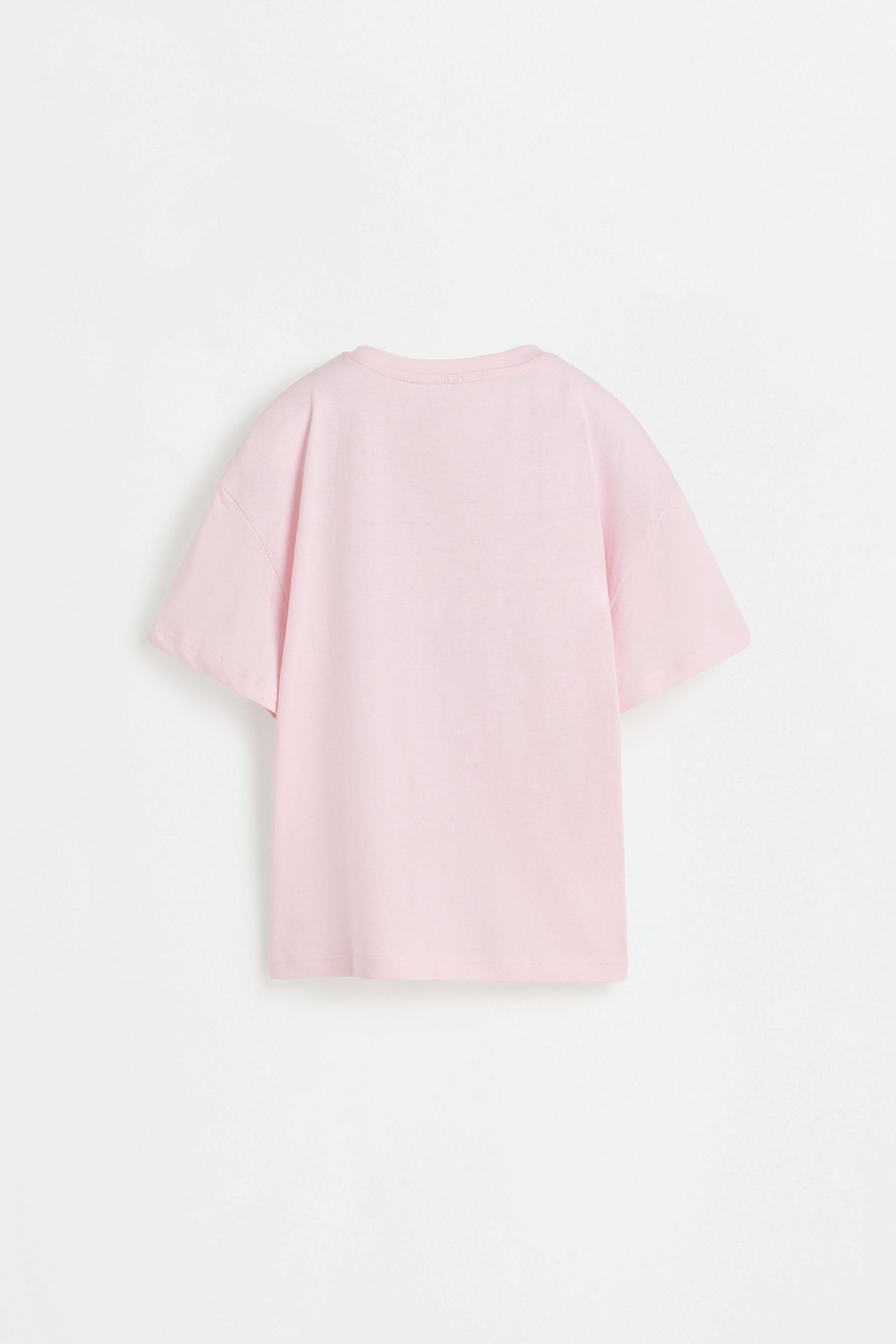 Printed T-shirt — PASTEL PINK