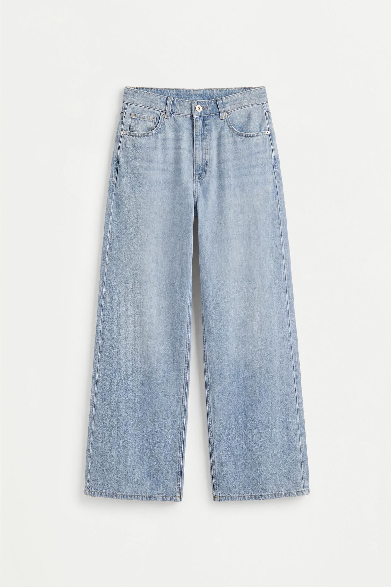 Wide-leg jeans — FADED NAVY