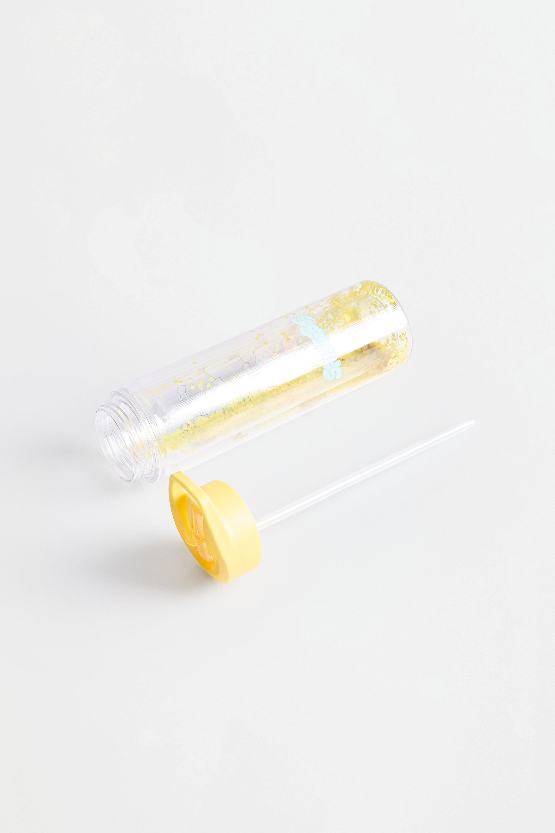 Large SpongeBob SquarePants Nickelodeon™ sequin bottle — YELLOW