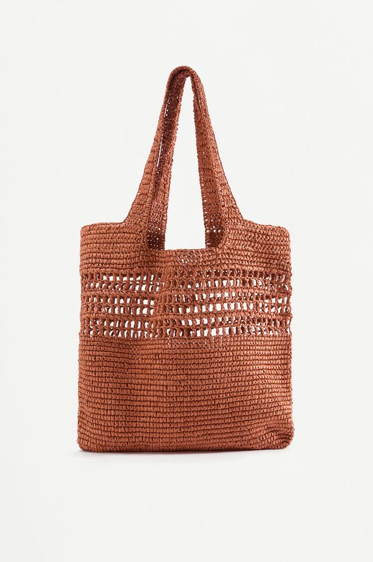 Paper shopper bag — ORANGE