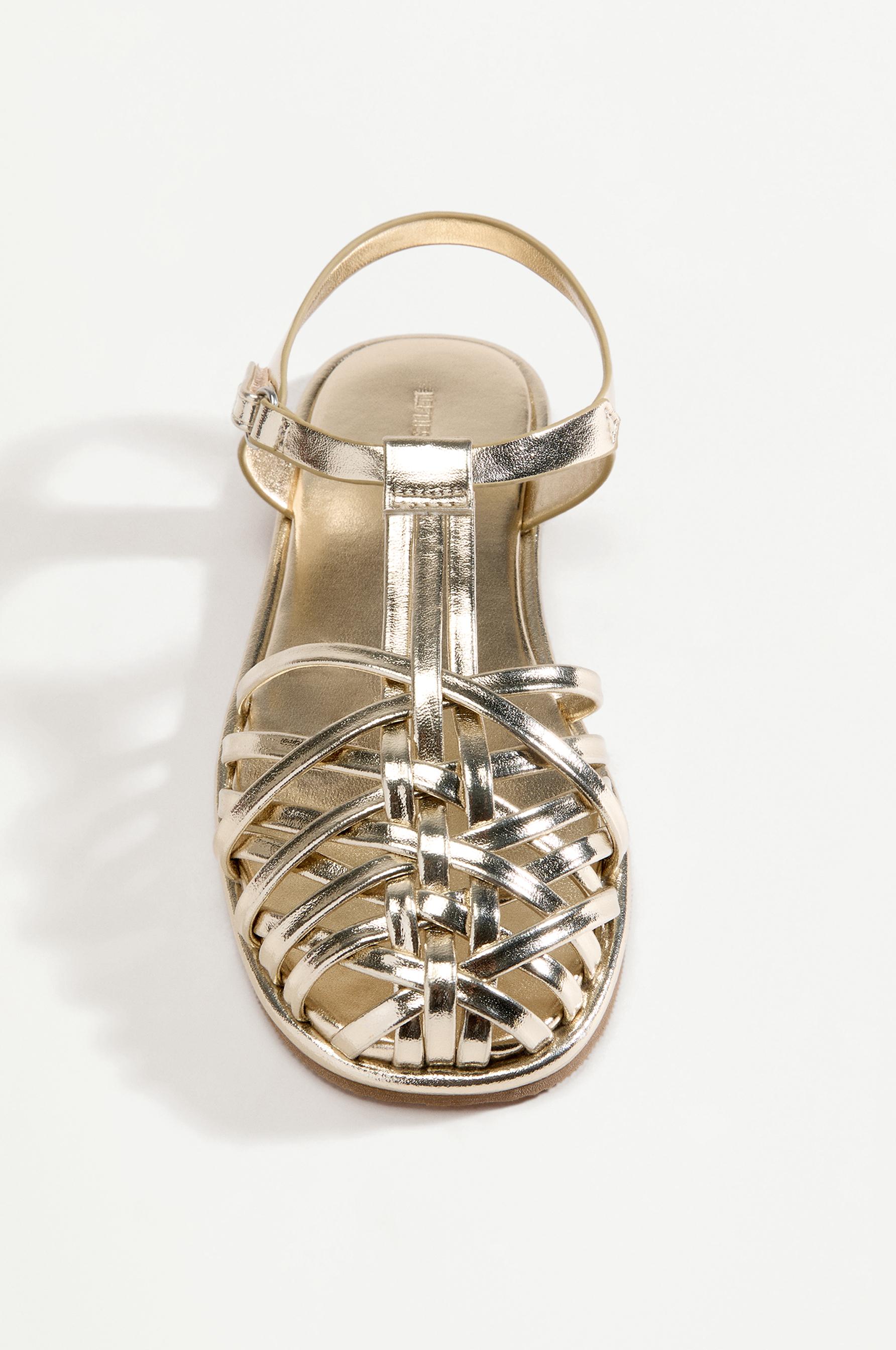 Cage sandals — GOLD