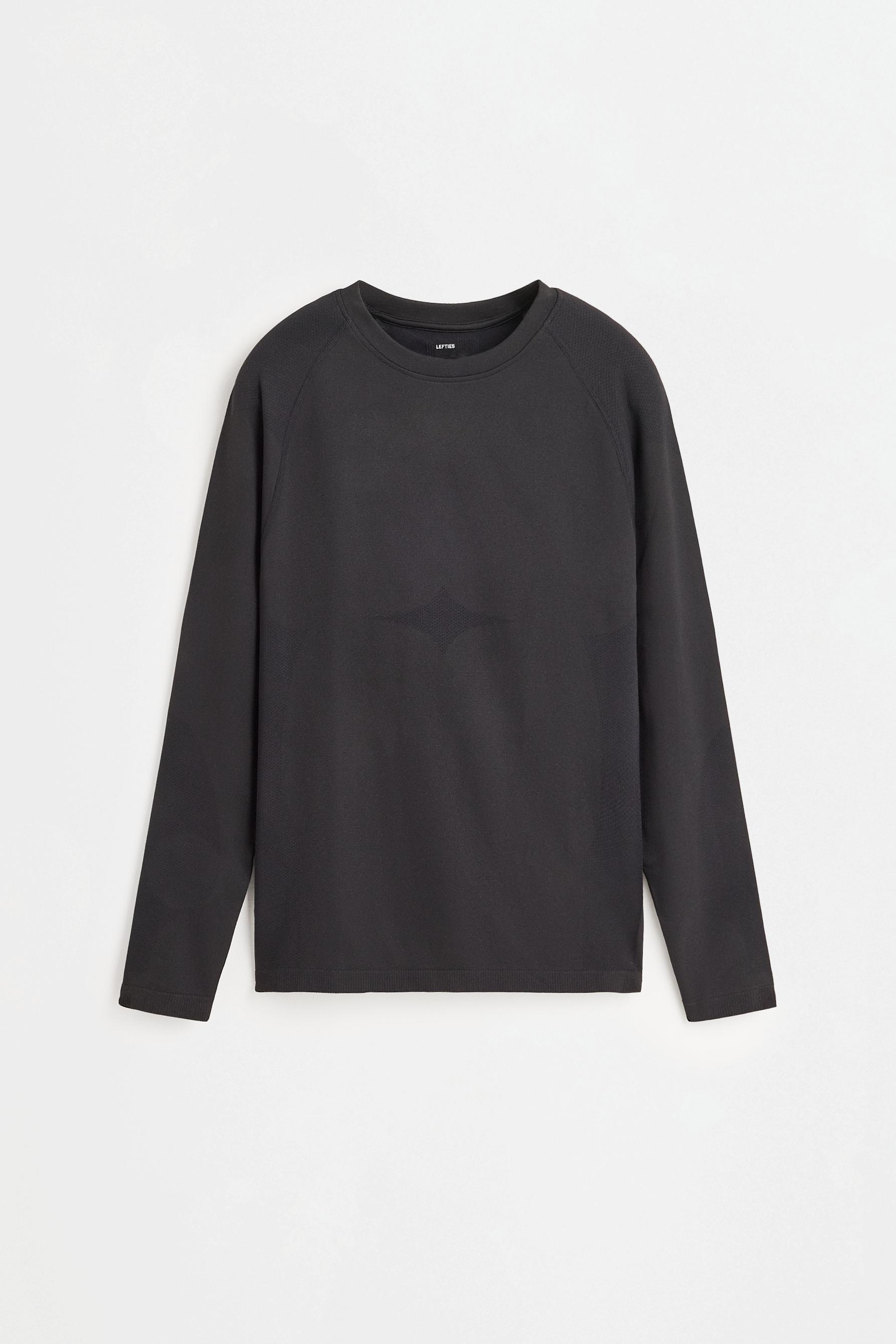 Lightweight thermal insulation T-shirt (-4ºC to 9ºC) — BLACK