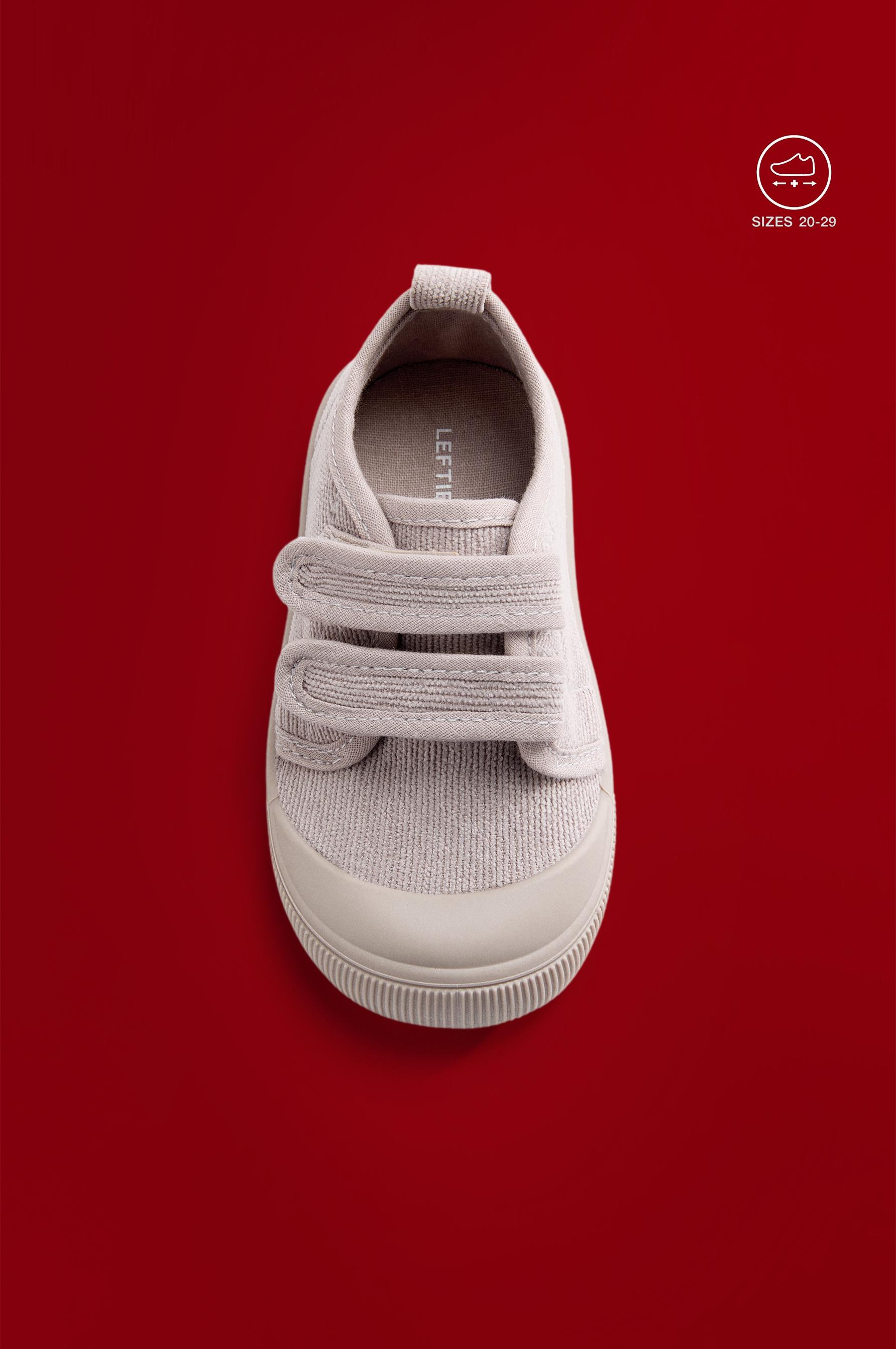 Corduroy toecap slippers — GREY