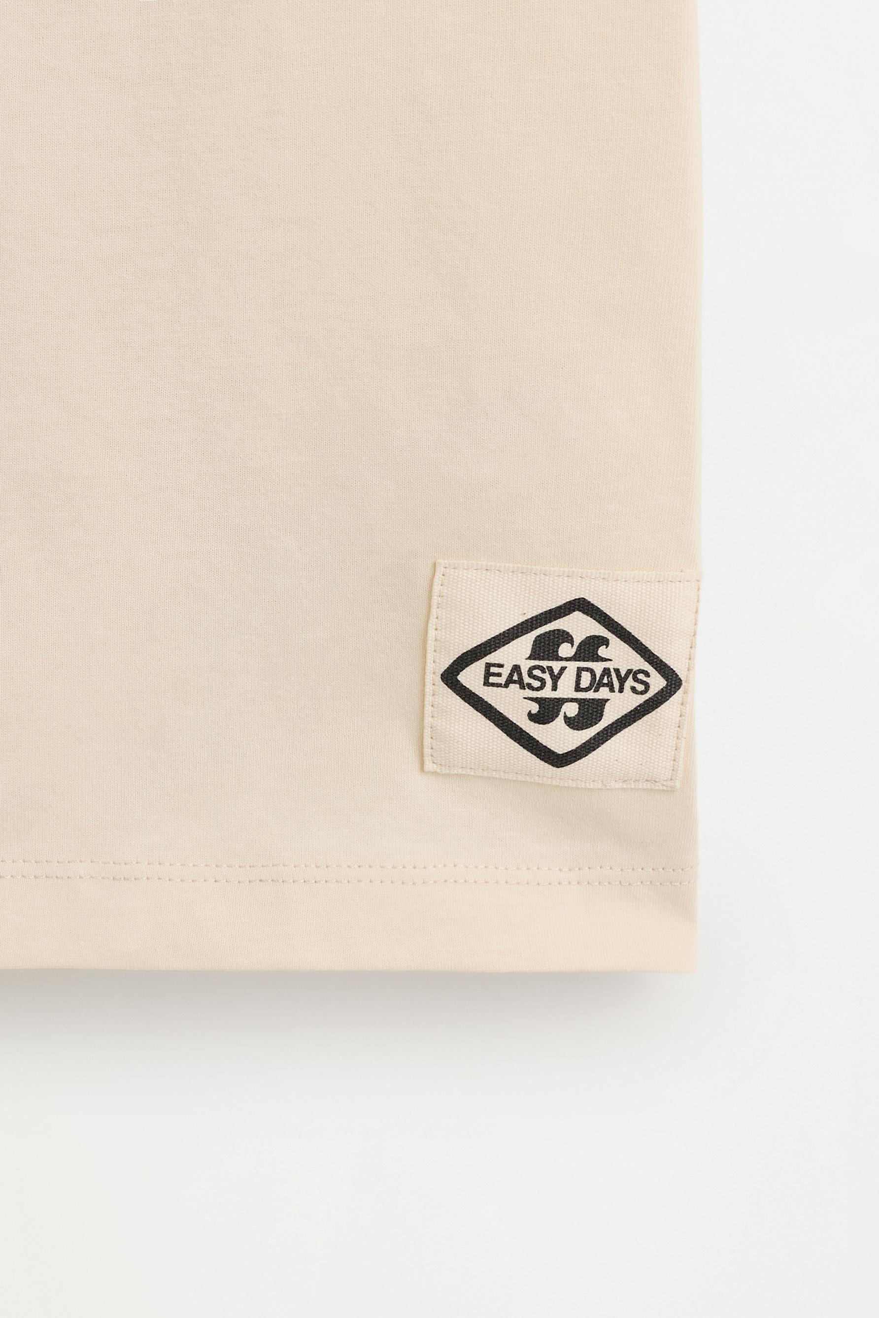 Printed T-shirt with pocket — GREY