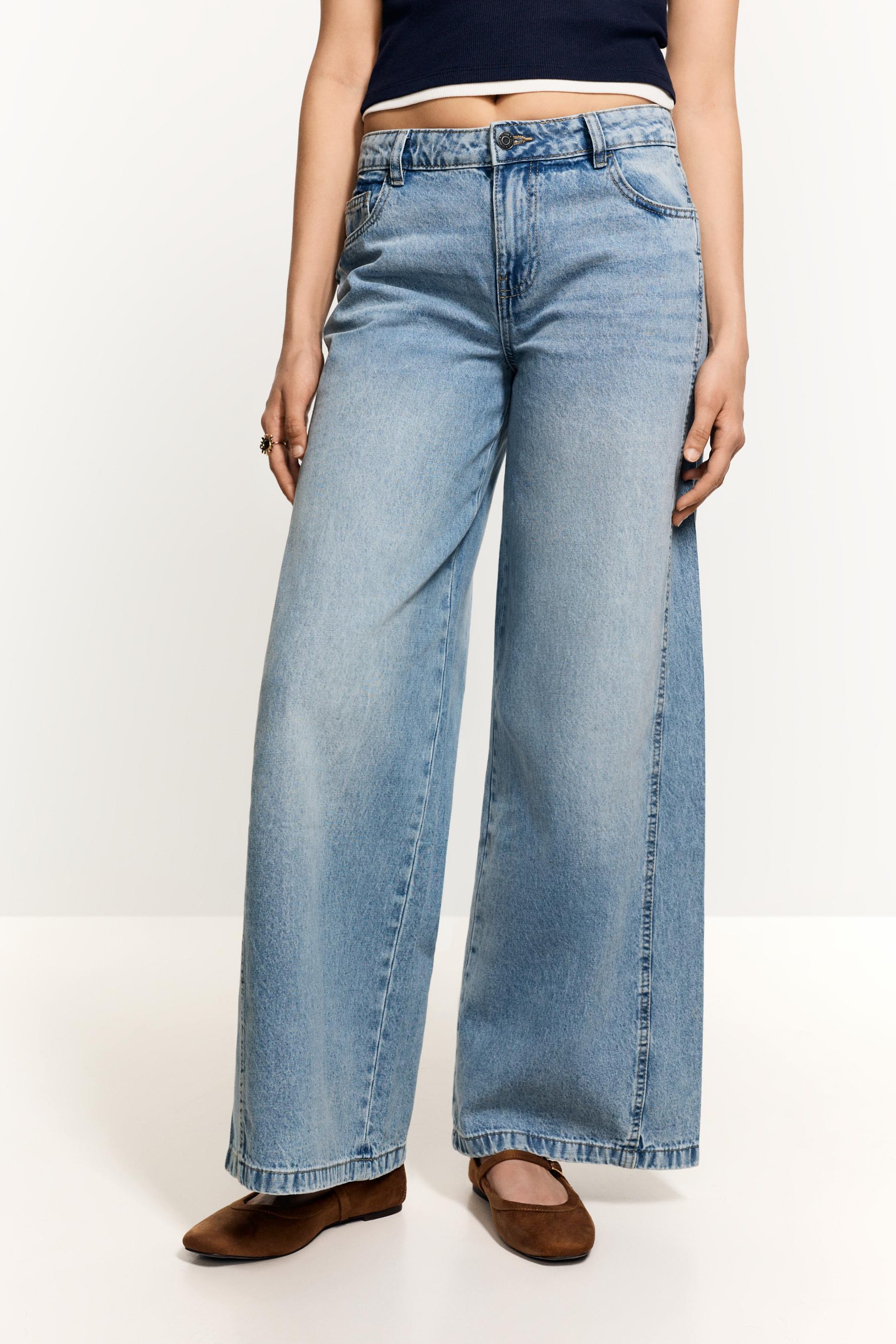 Wide-leg jeans — FADED BLUE