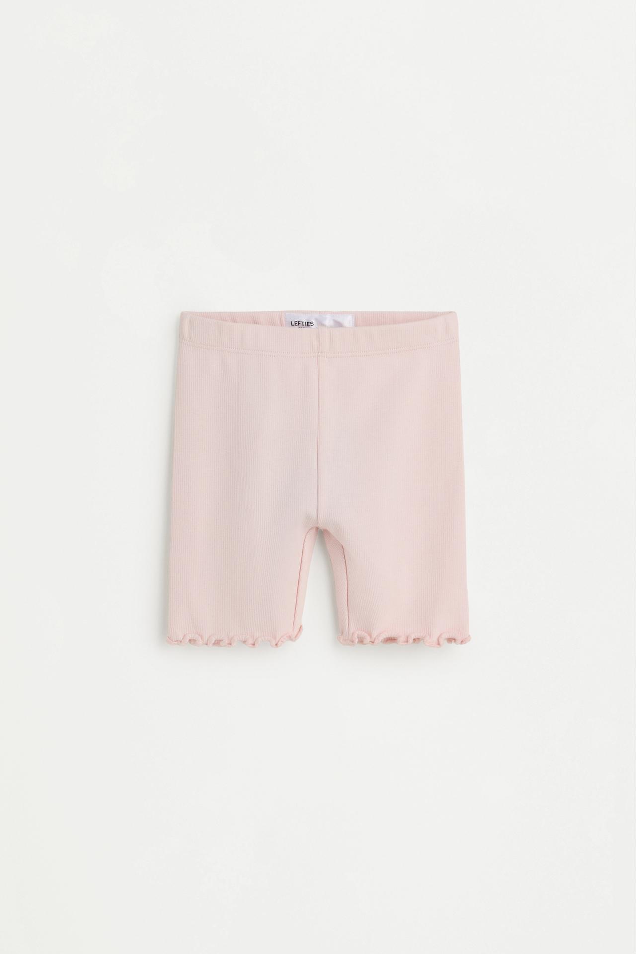 2-pack of ribbed cycling leggings — PURPLE
