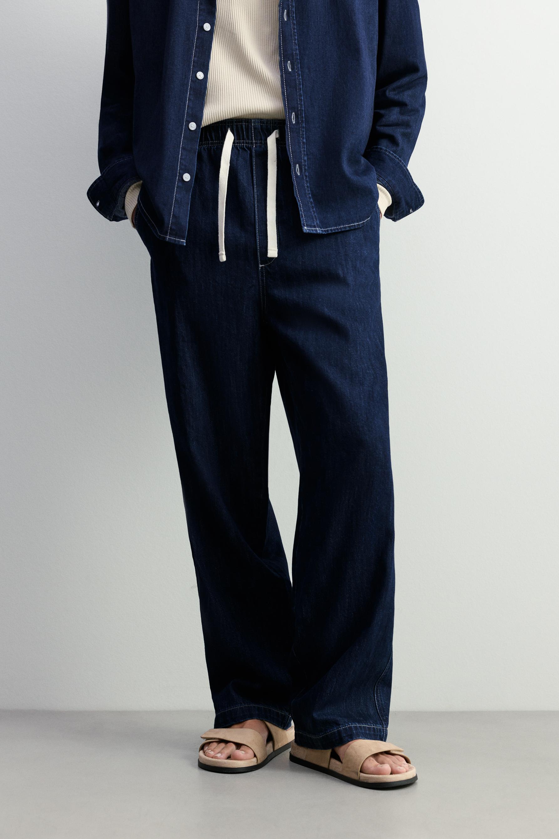 Baggy jogger jeans — BLUE
