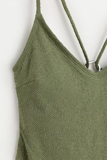 Shimmery swimsuit — MEDIUM GREEN 7