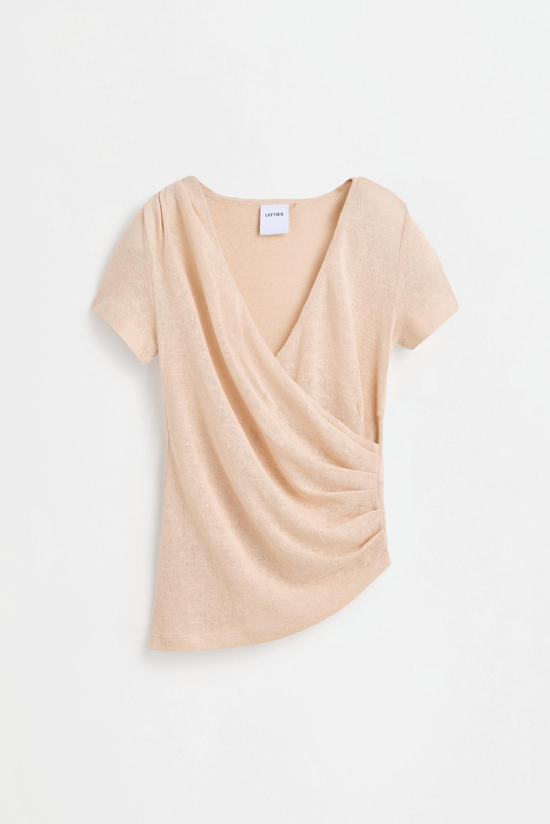 Ruched top — ECRU