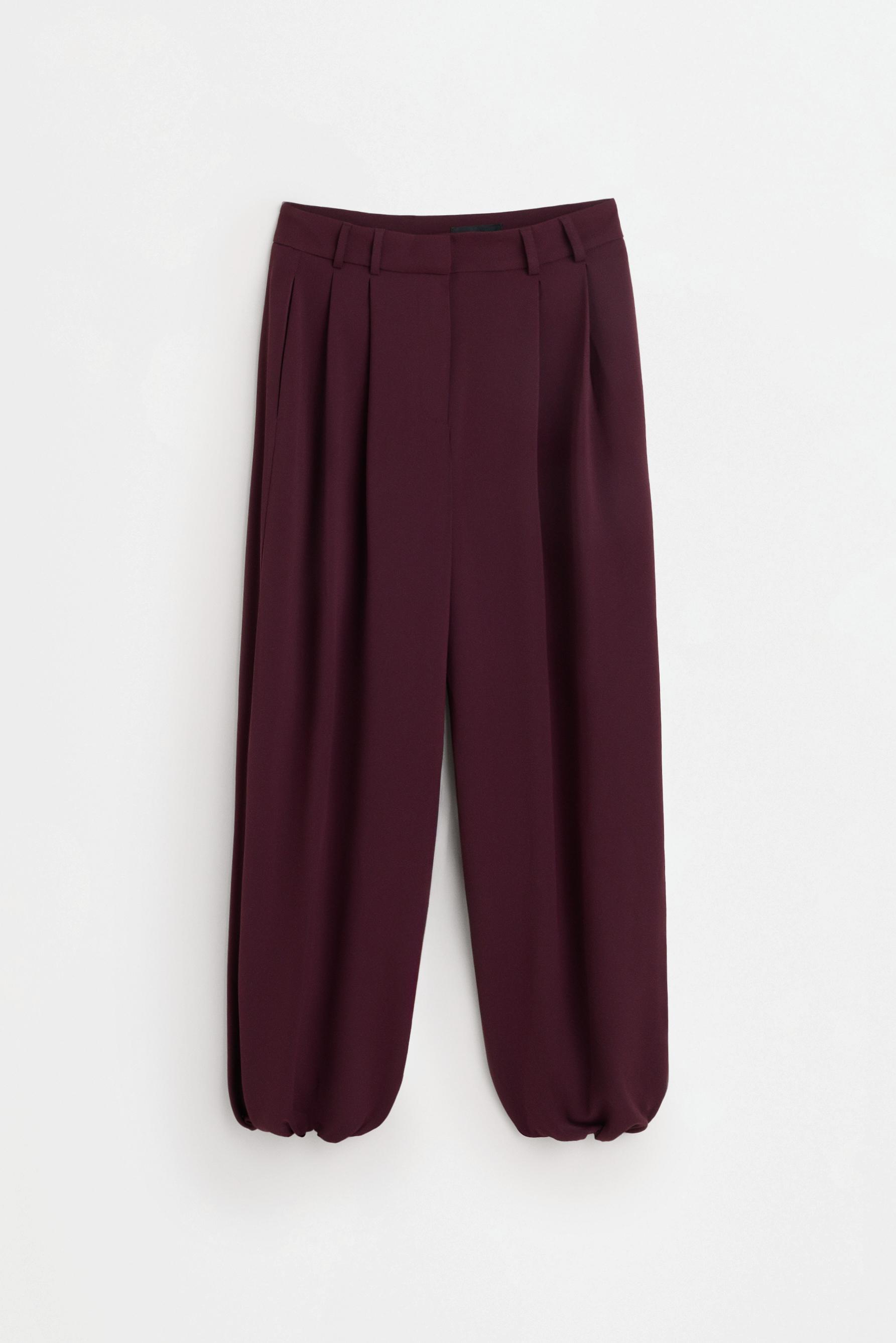 Sarouel trousers — PLUM