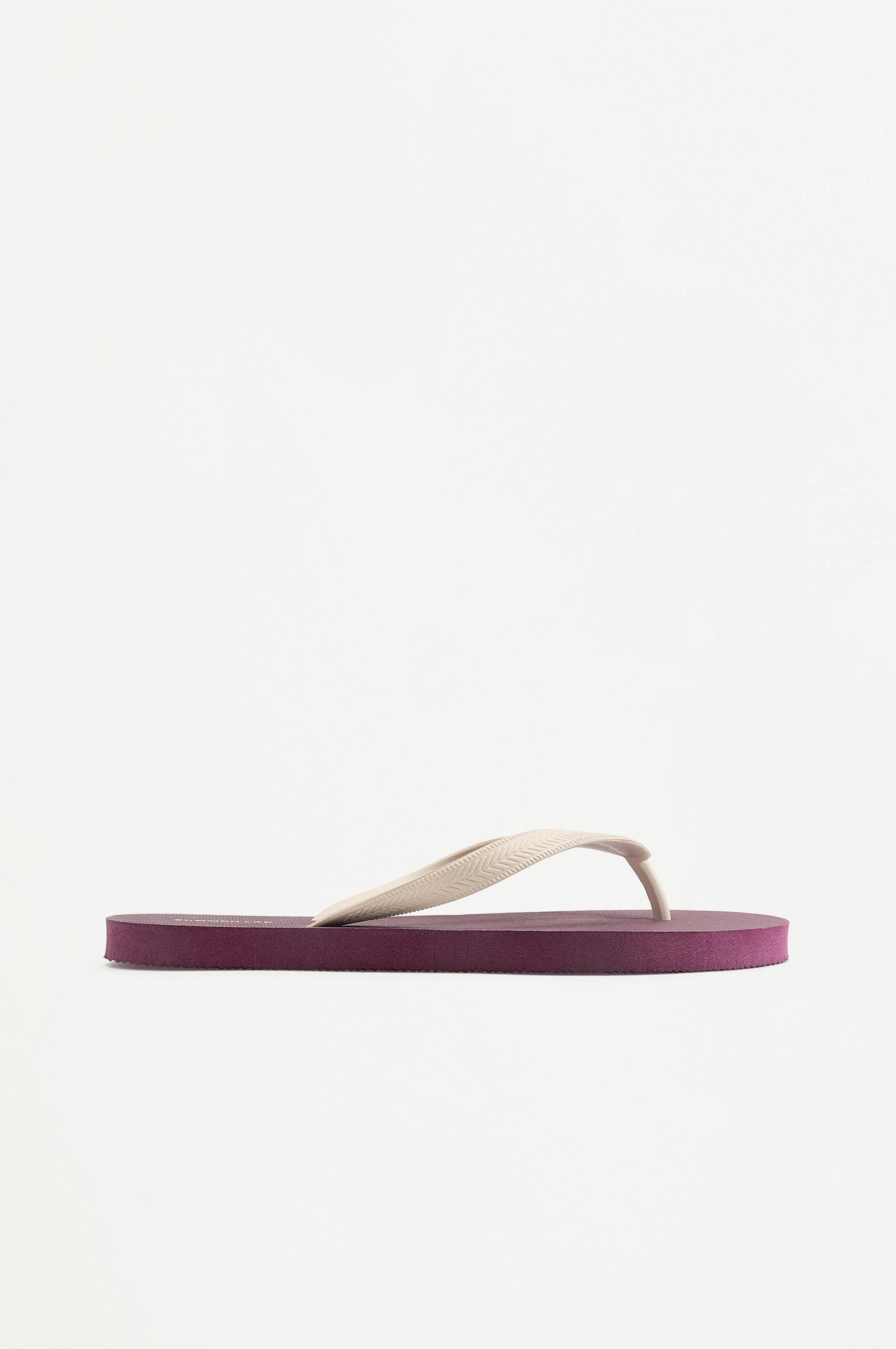 Stripes bath — BURGUNDY