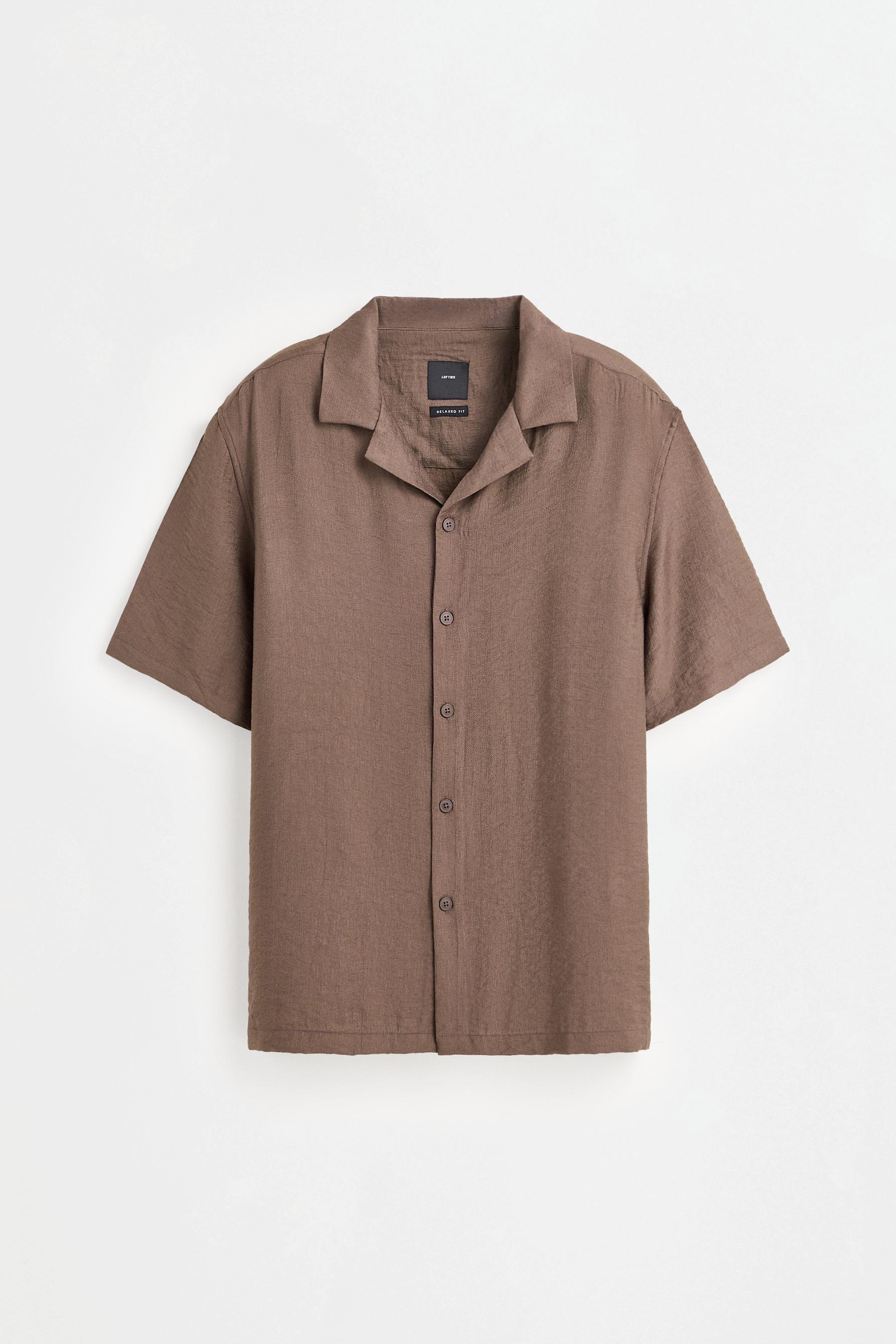 Flowing shirt — BROWN