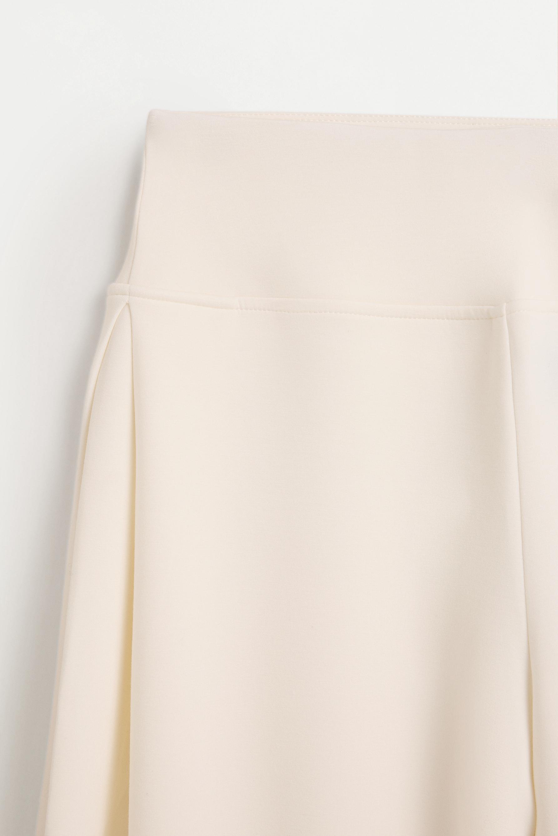 Wide-leg sports trousers — OFF WHITE
