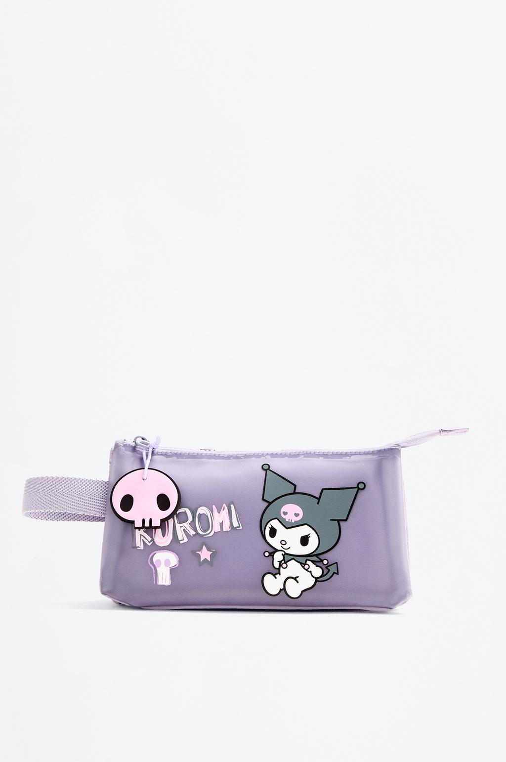 Kuromi Hello Kitty ©SANRIO triple pencil case