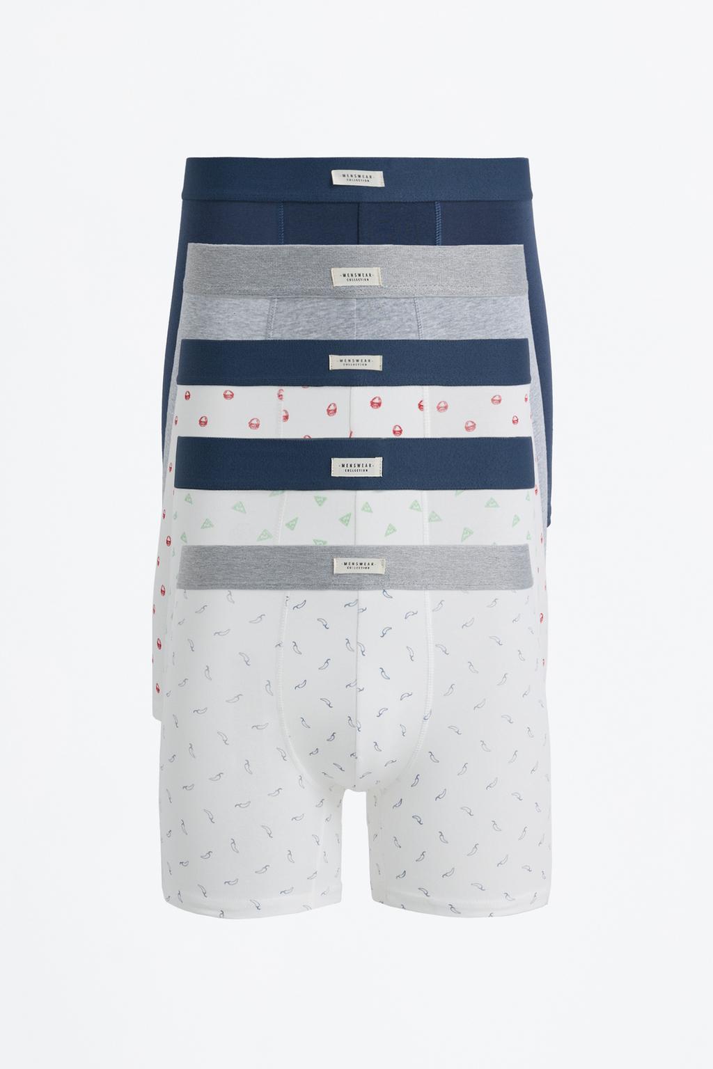 5-pack of assorted long boxers