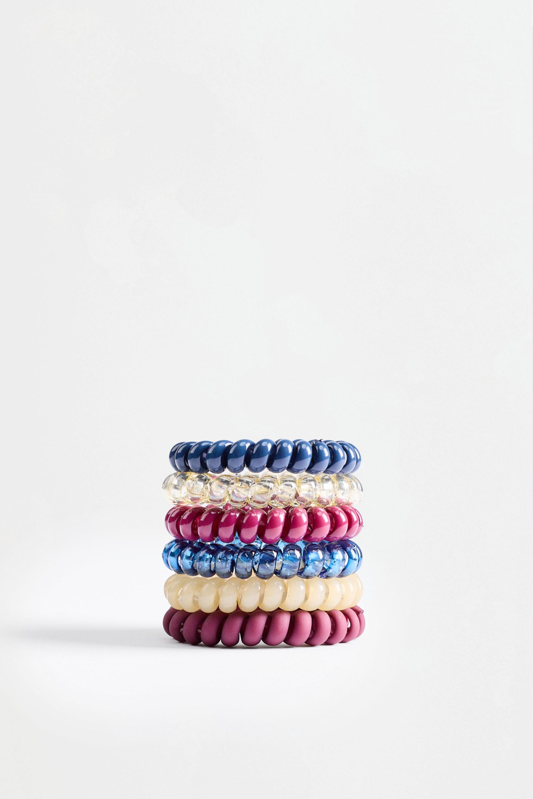 Spiral hair coils (6-pack) — VARIOUS