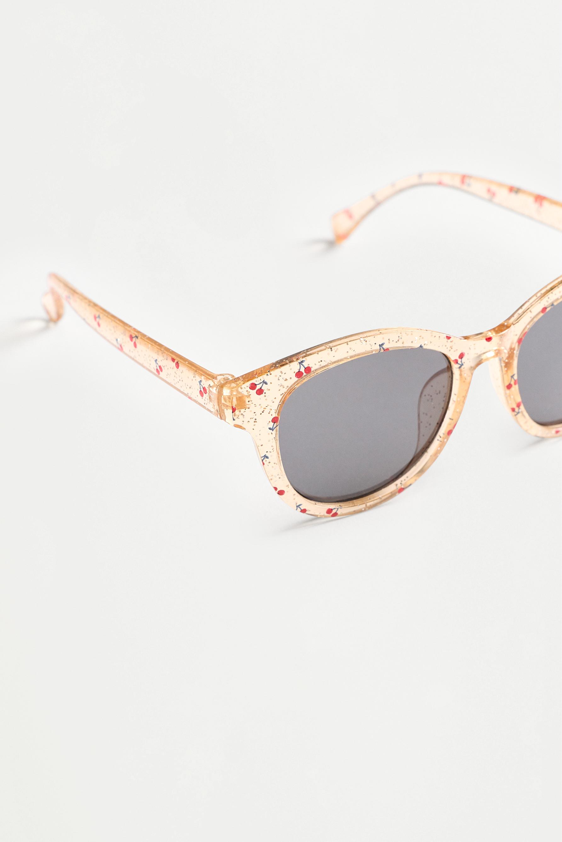 Transparent cherry glasses — SKY BLUE