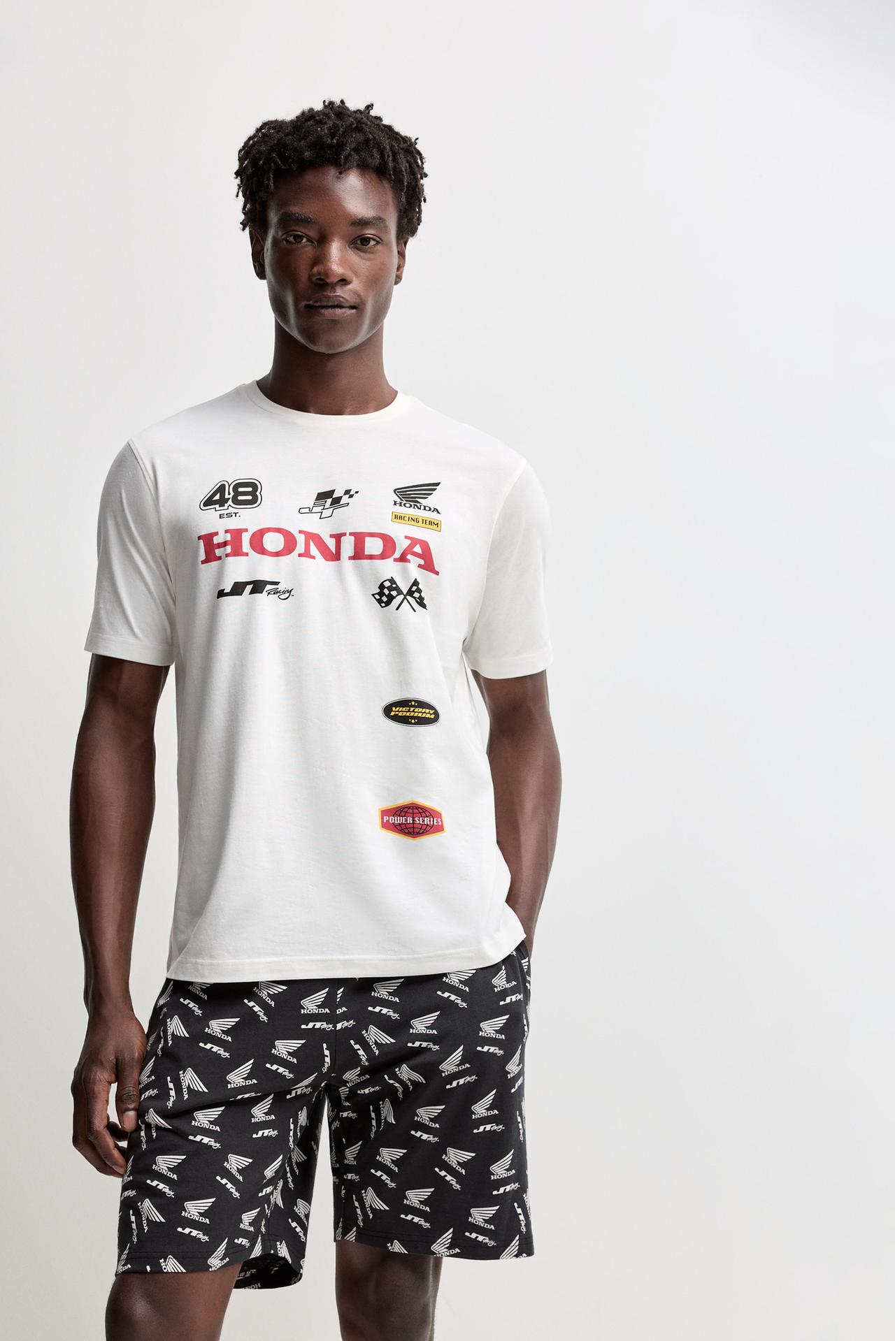 Honda short pyjamas — WHITE