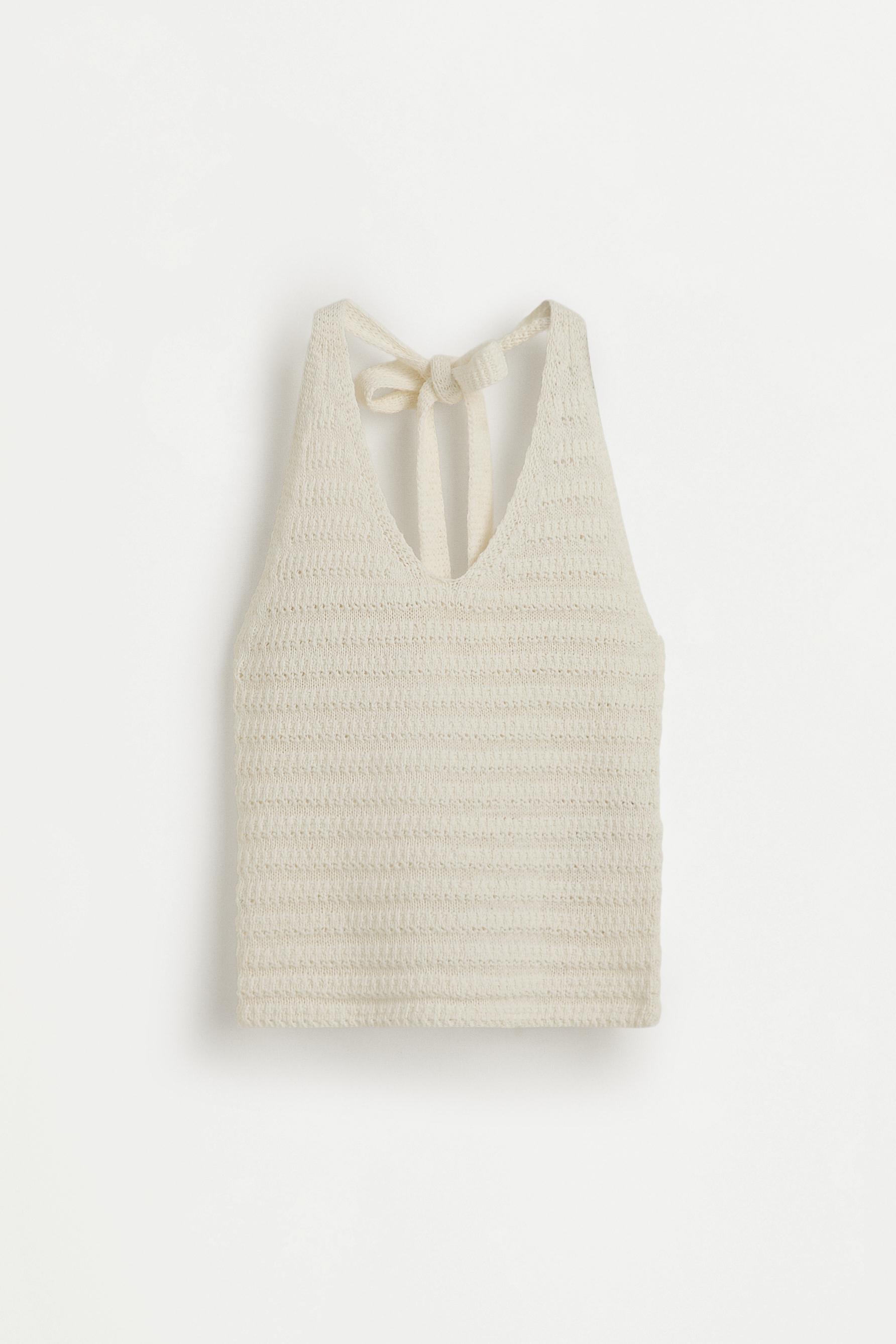 Knit halter top — HIELO