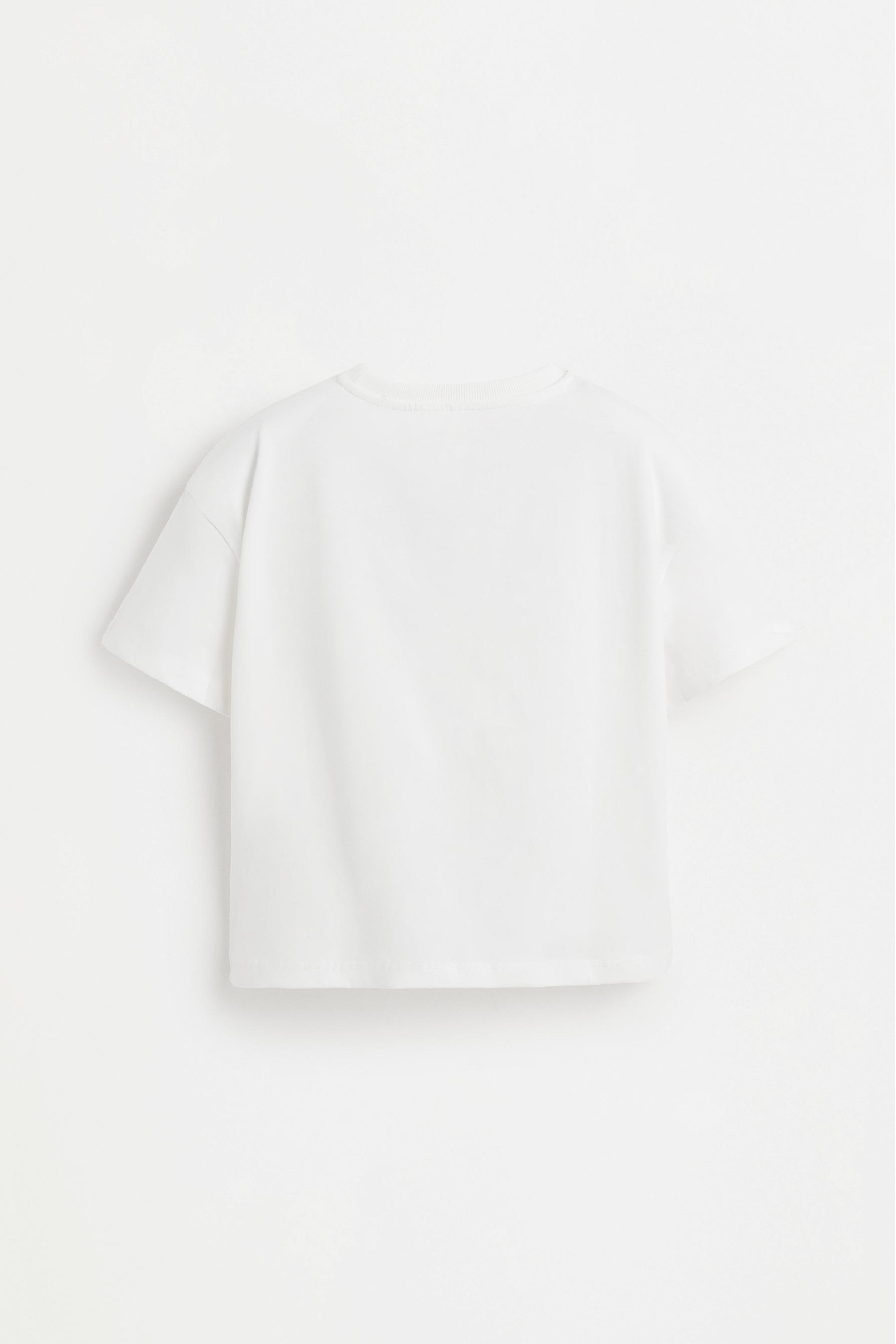 Raised print T-shirt — OFF WHITE