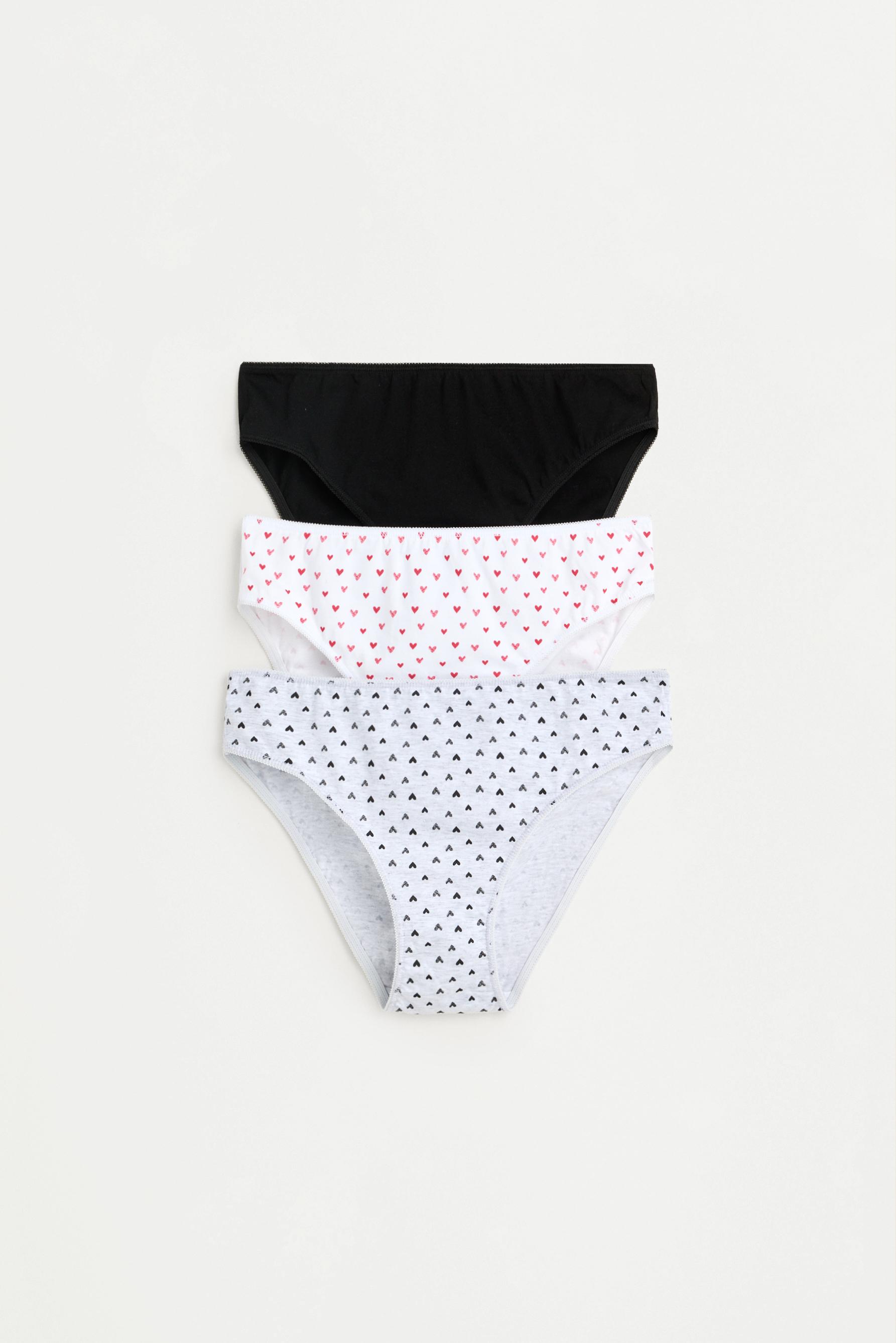 100% Cotton Classic Briefs (3-Pack) — ECRU/YELLOW