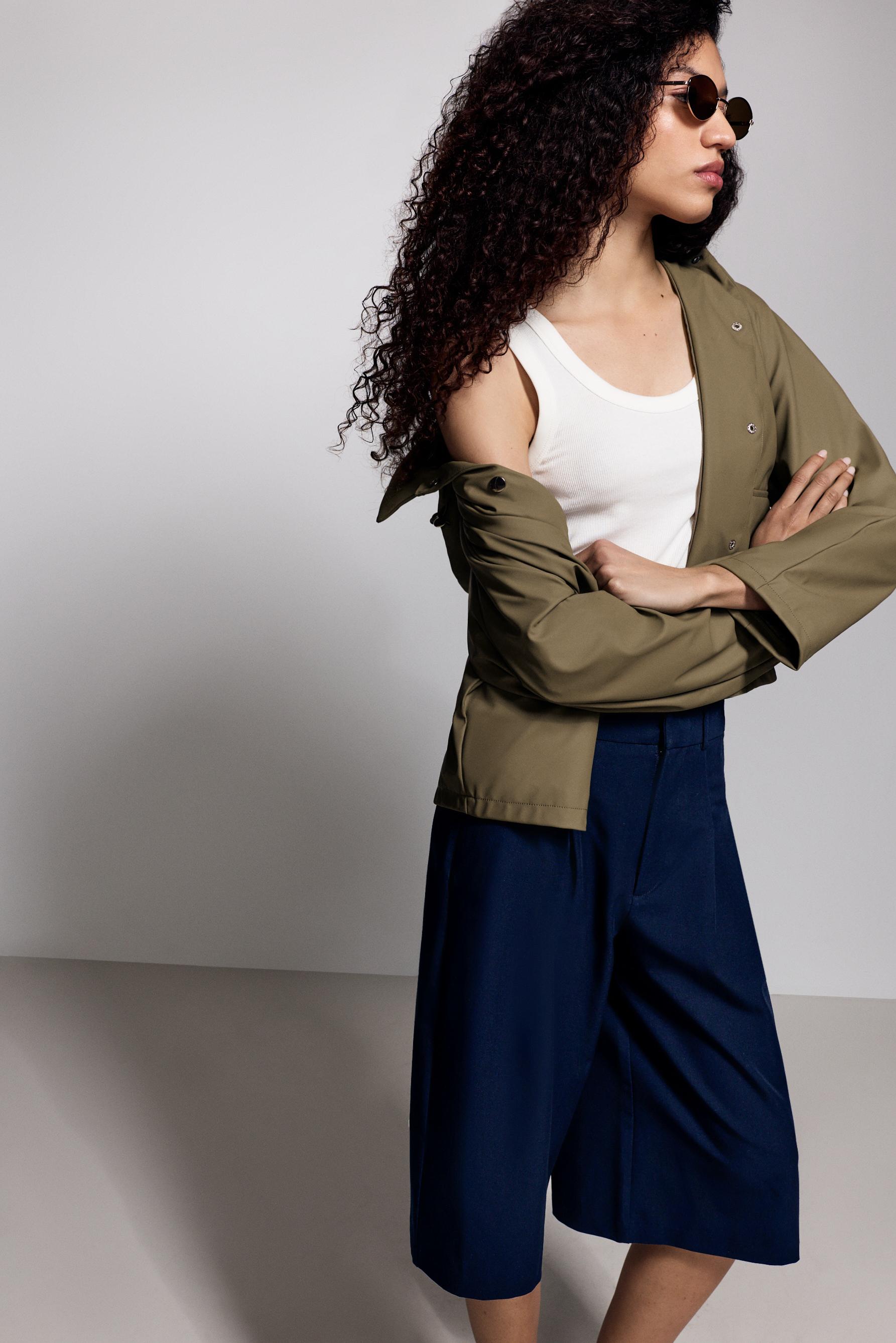 Rubberised parka — KHAKI