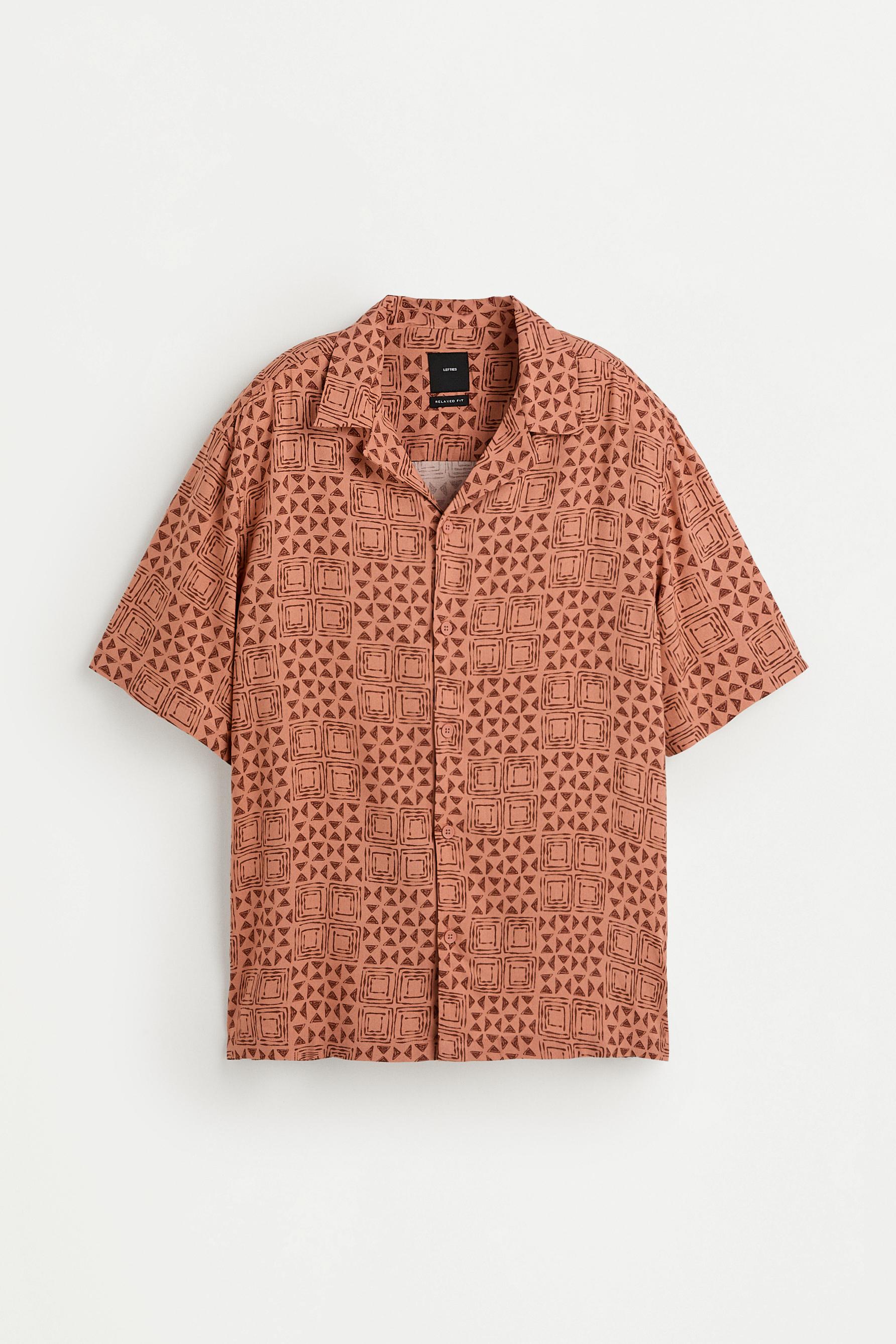 Resort shirt — SALMON PINK
