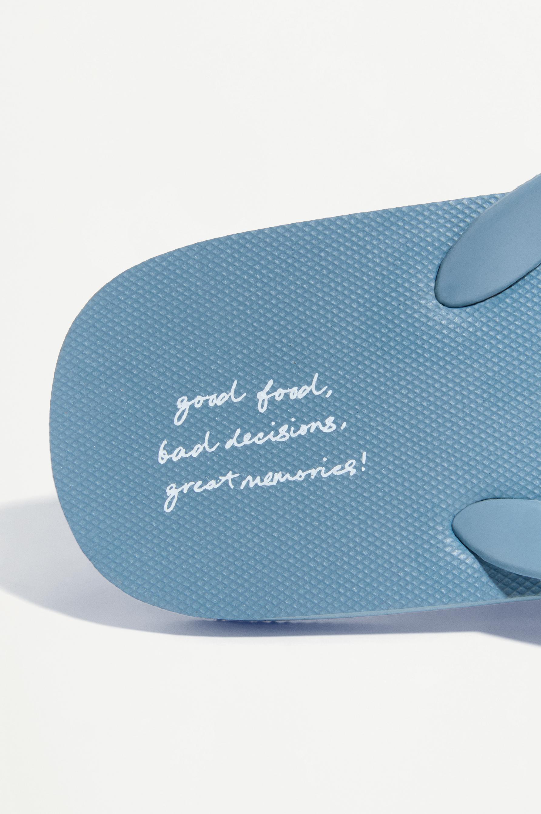Bath flip-flops — BLUE