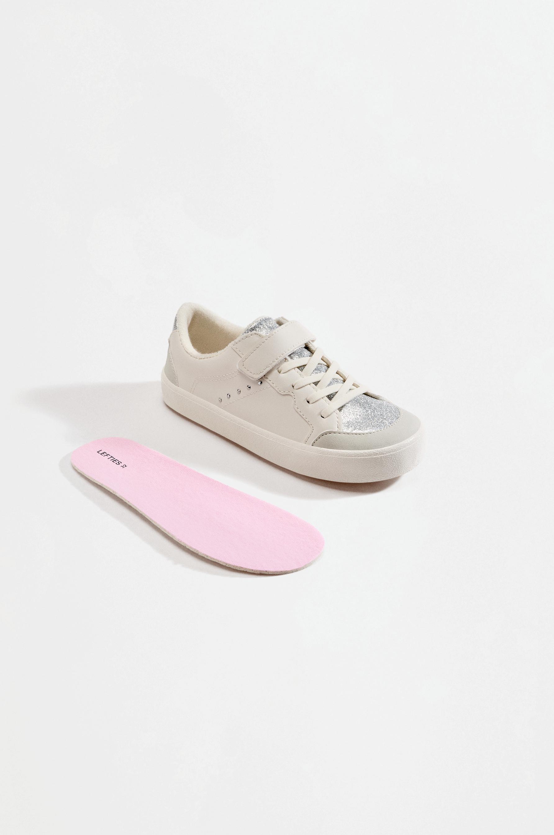 Glitter Barefoot Sneakers — SILVER