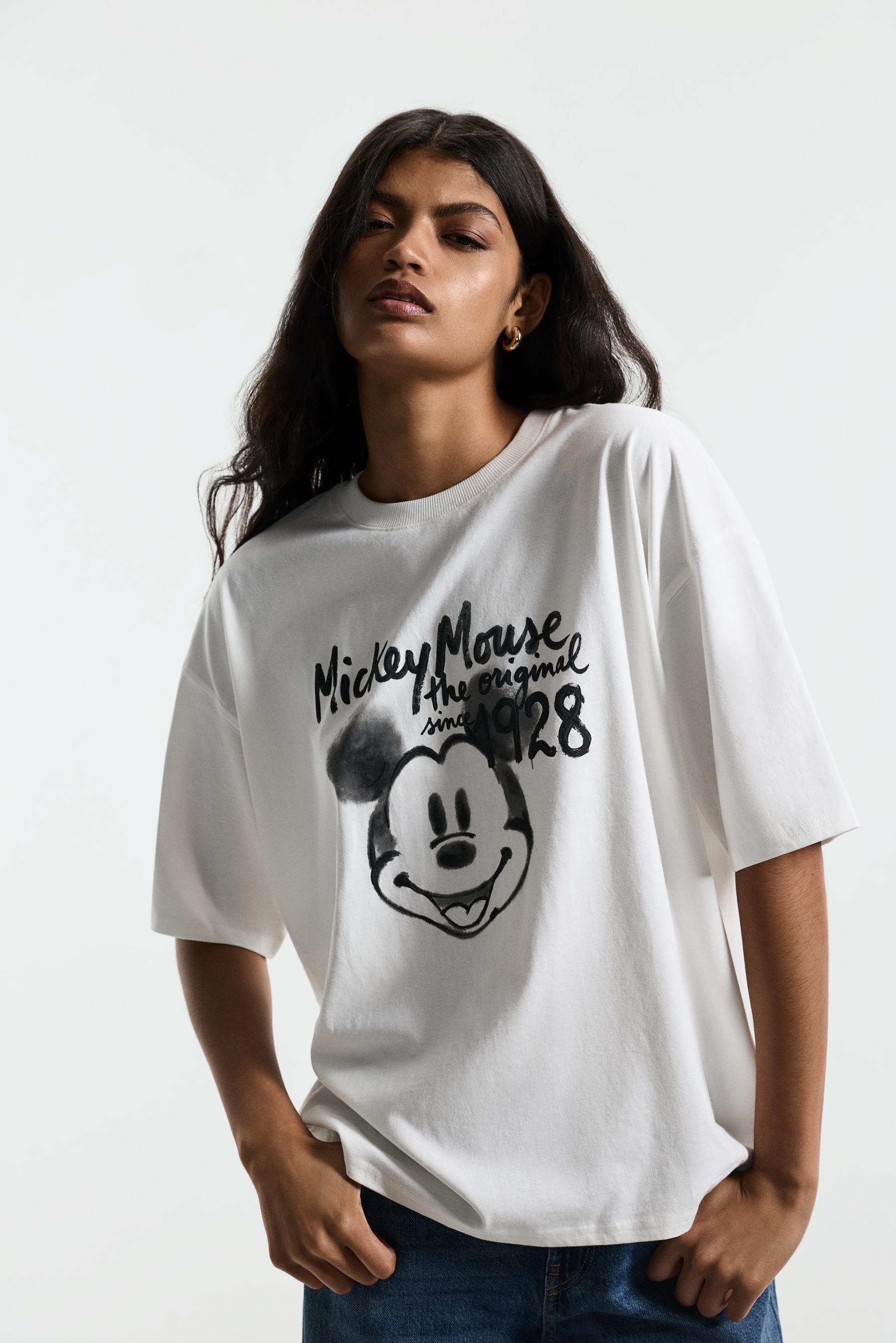 Mickey Mouse ©Disney oversize T-shirt — WHITE