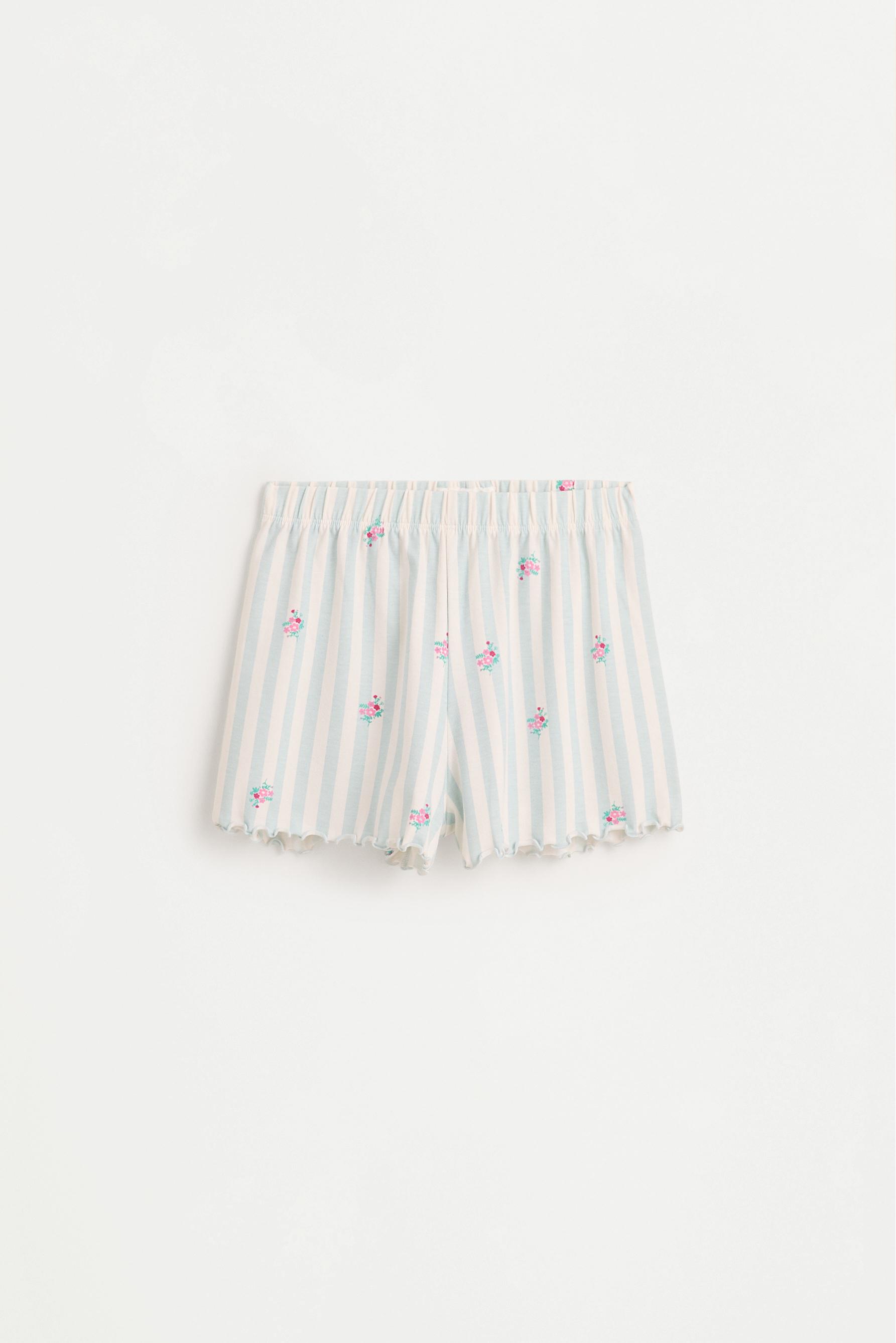 Printed short pyjamas — PALE BLUE