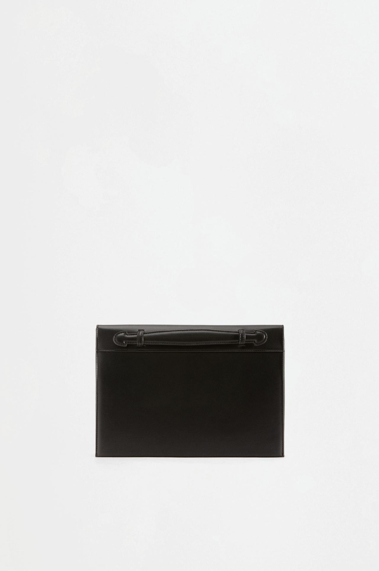 Envelope toiletry bag — BLACK