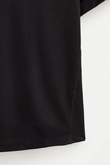 Seamed sports T-shirt — BLACK 7