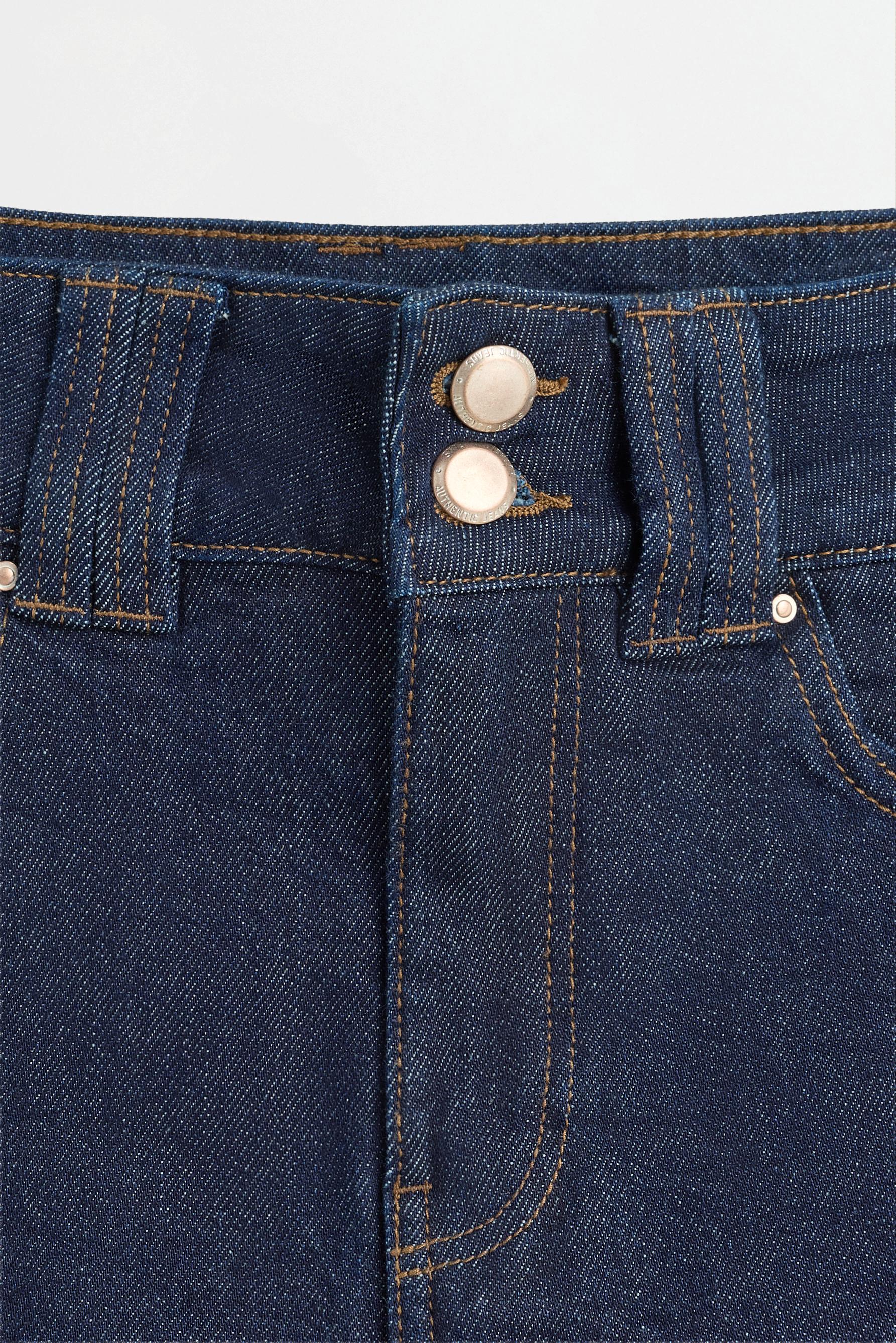 Denim skort — NAVY