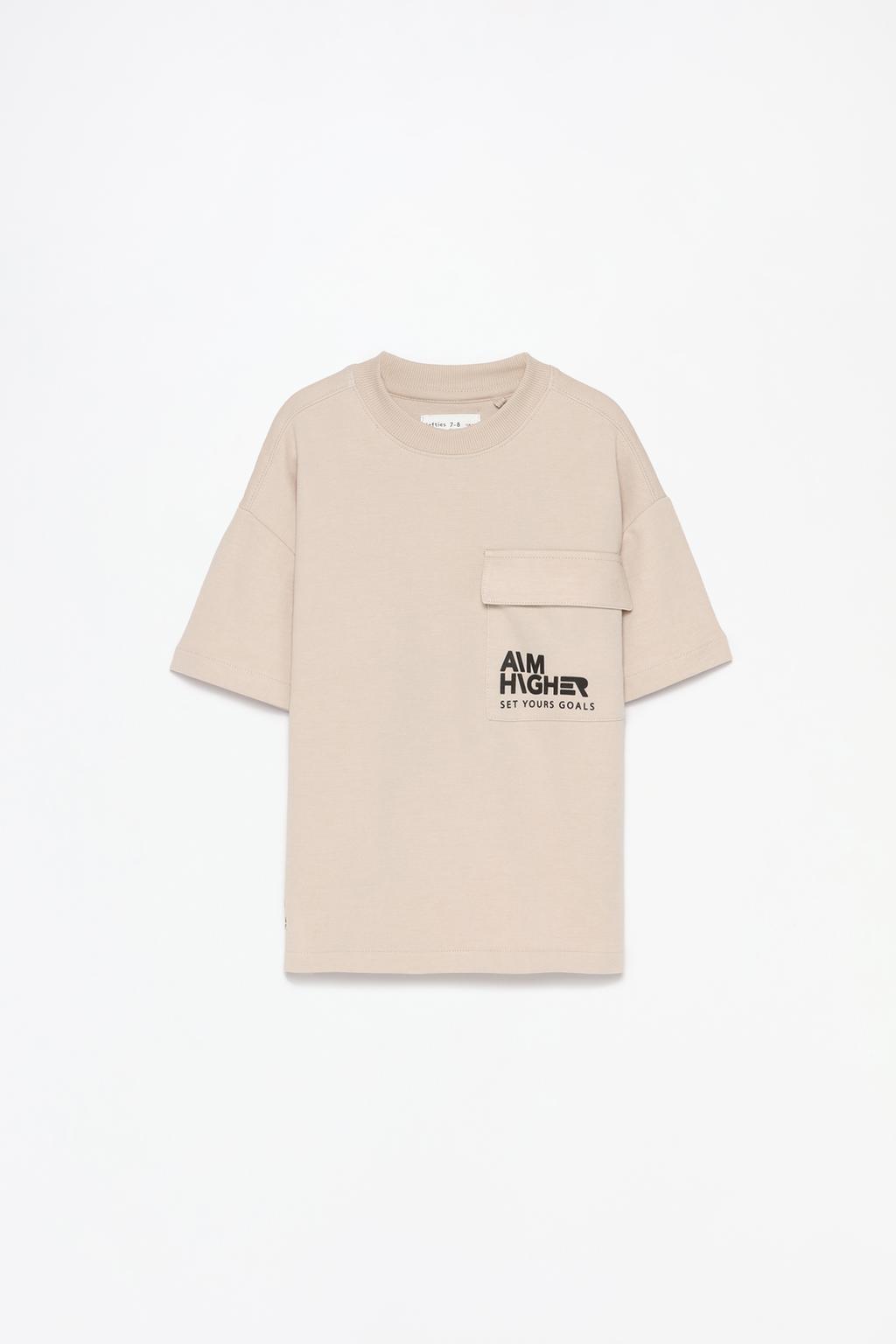 Interlock T-shirt-shirt with pocket