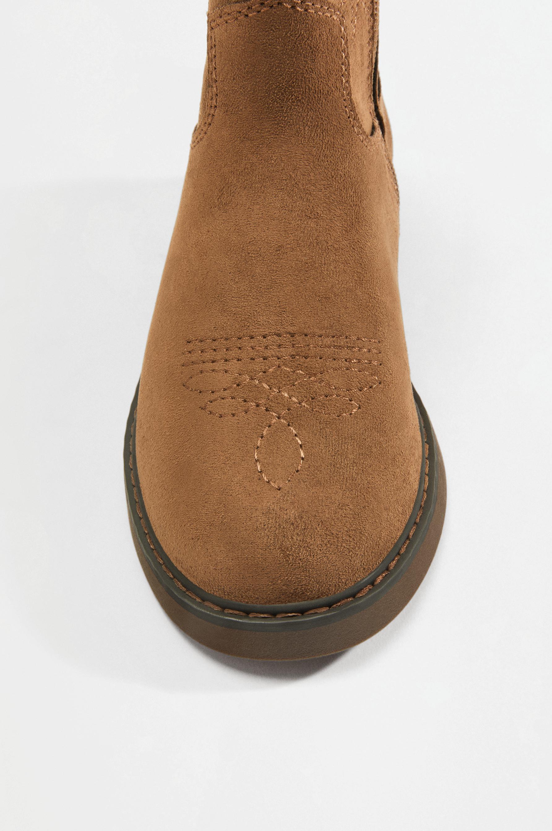 Western-style boots — LEATHER
