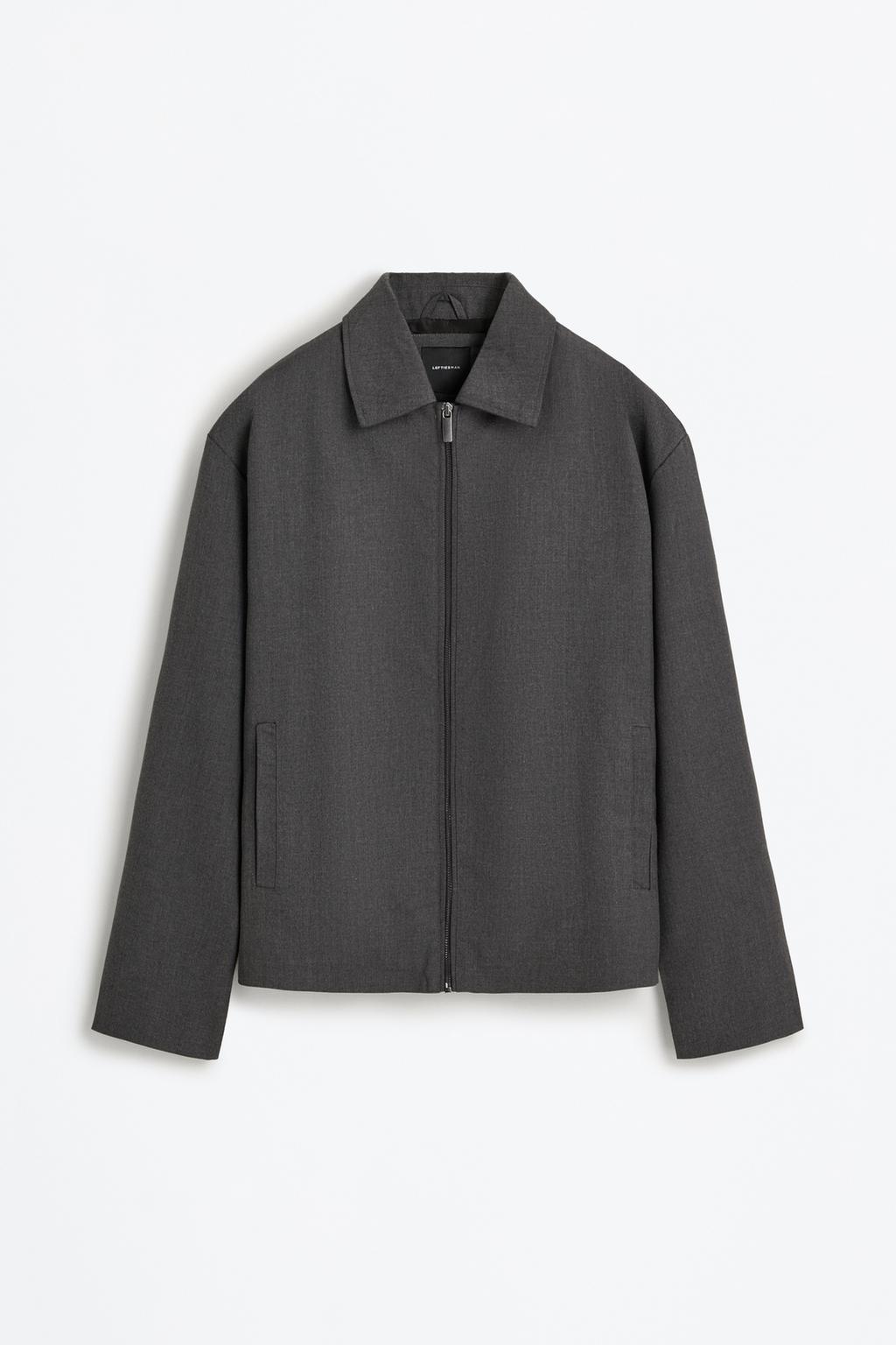 Zip-up overshirt