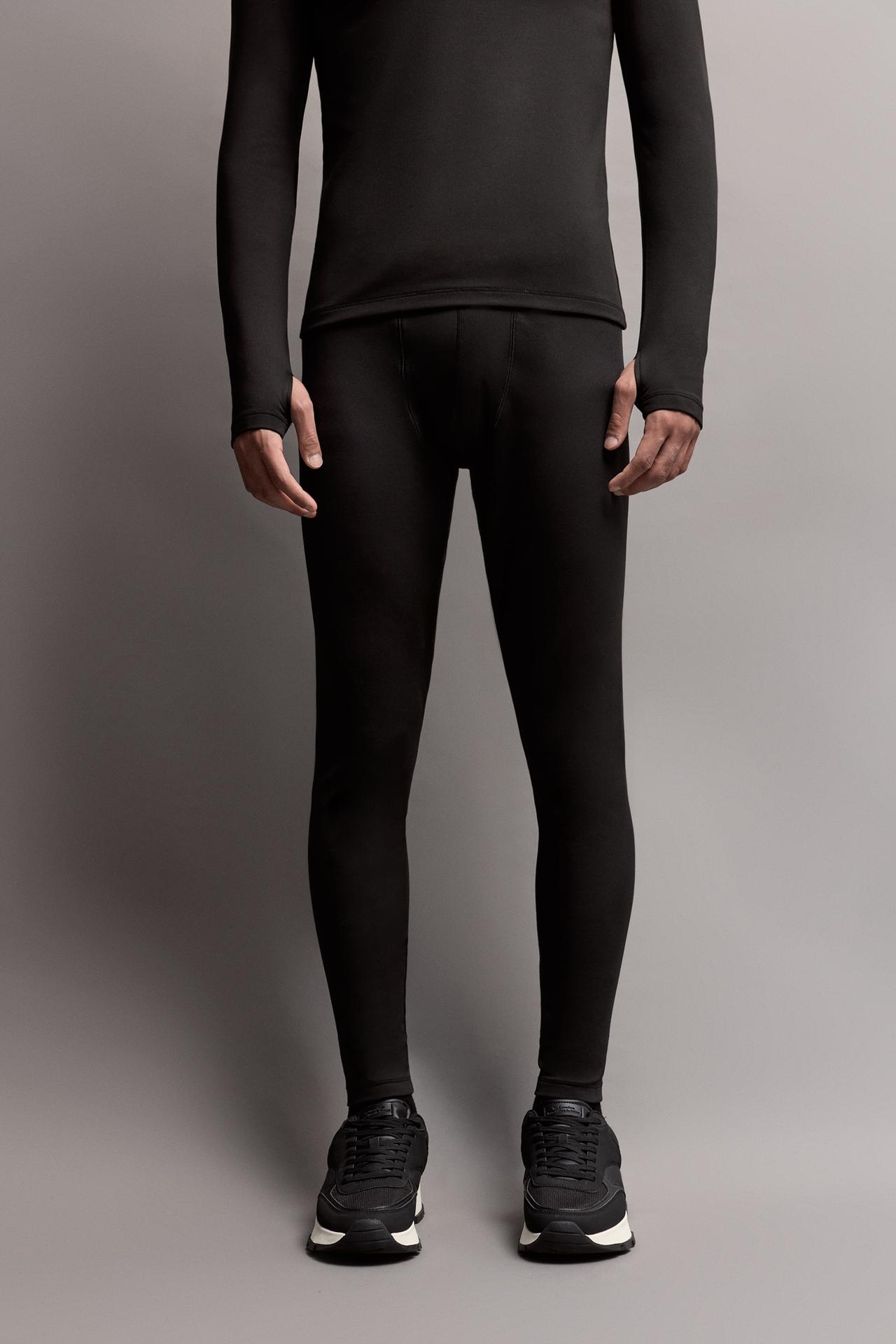 Medium-weight thermal leggings (-7ºC to 9ºC) — BLACK